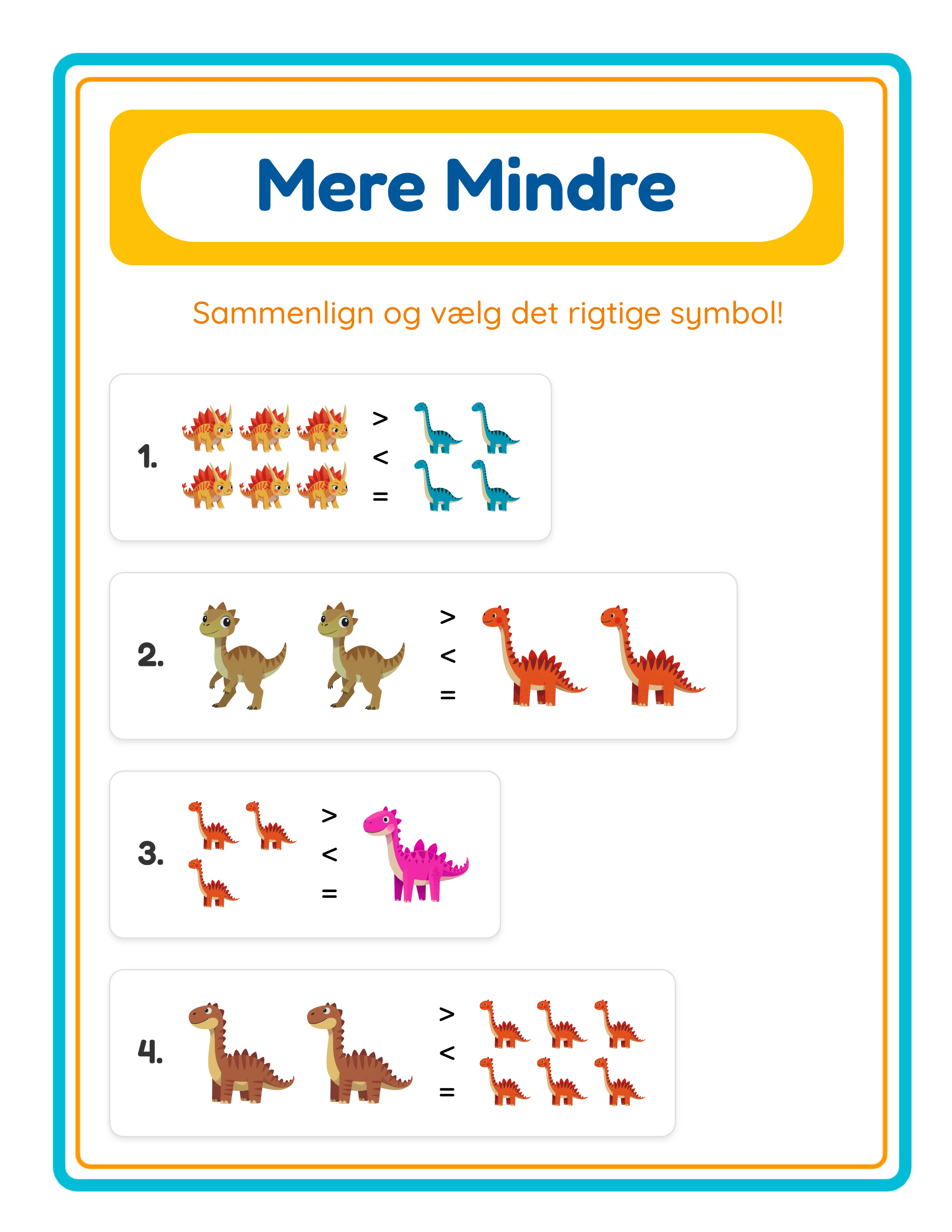 More or Less-arbejdsark — sample 3