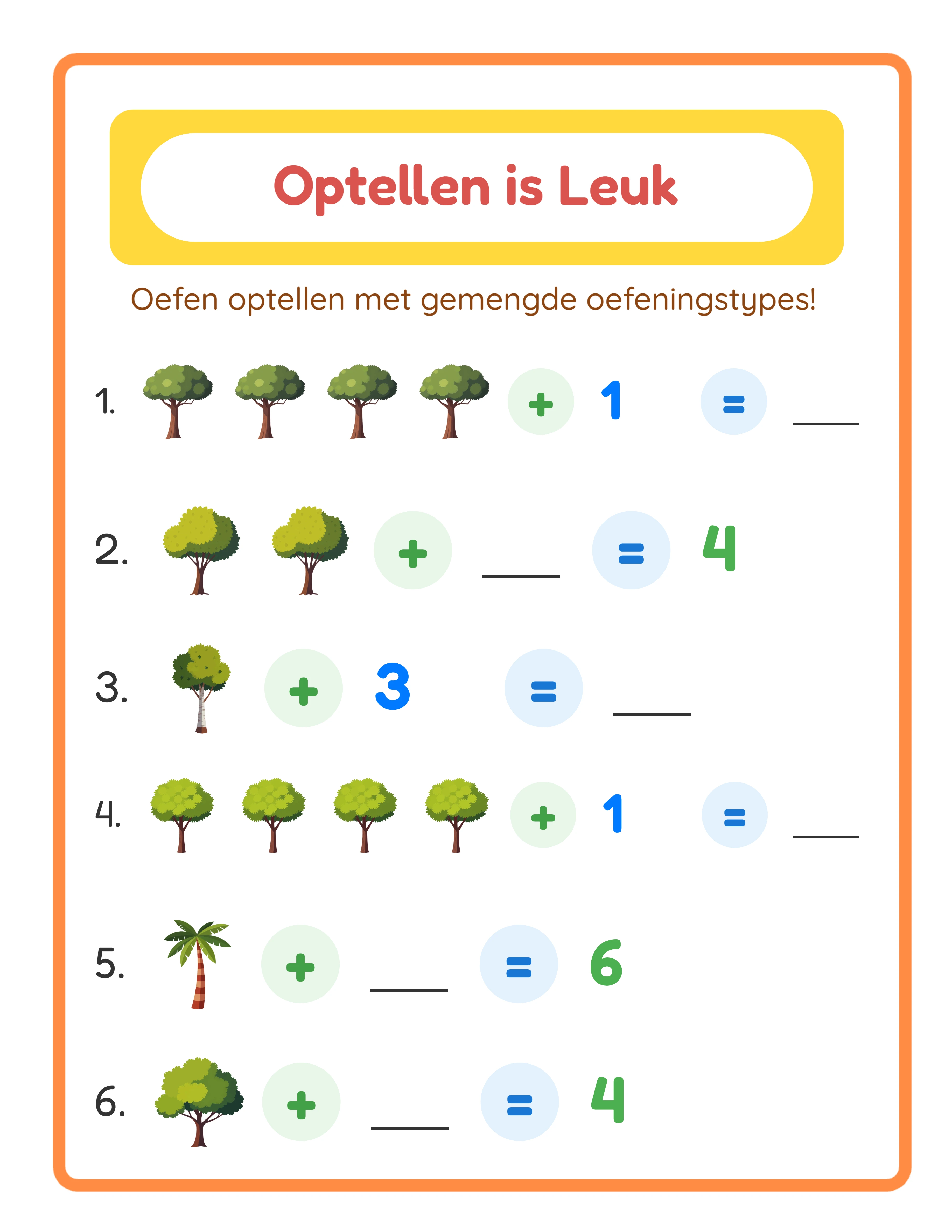 Oefenblad — Professioneel werkblad