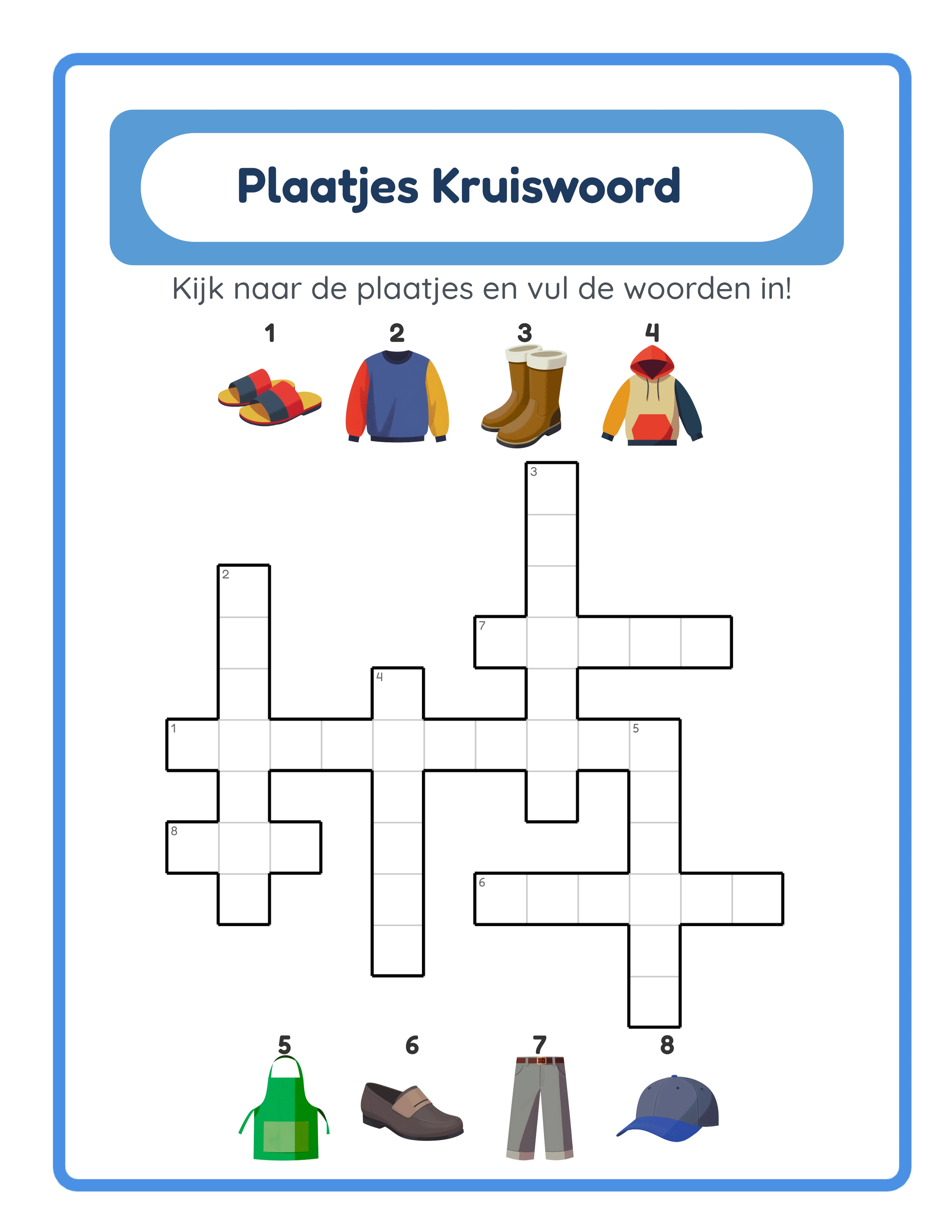 Picture crossword — advanced challenge