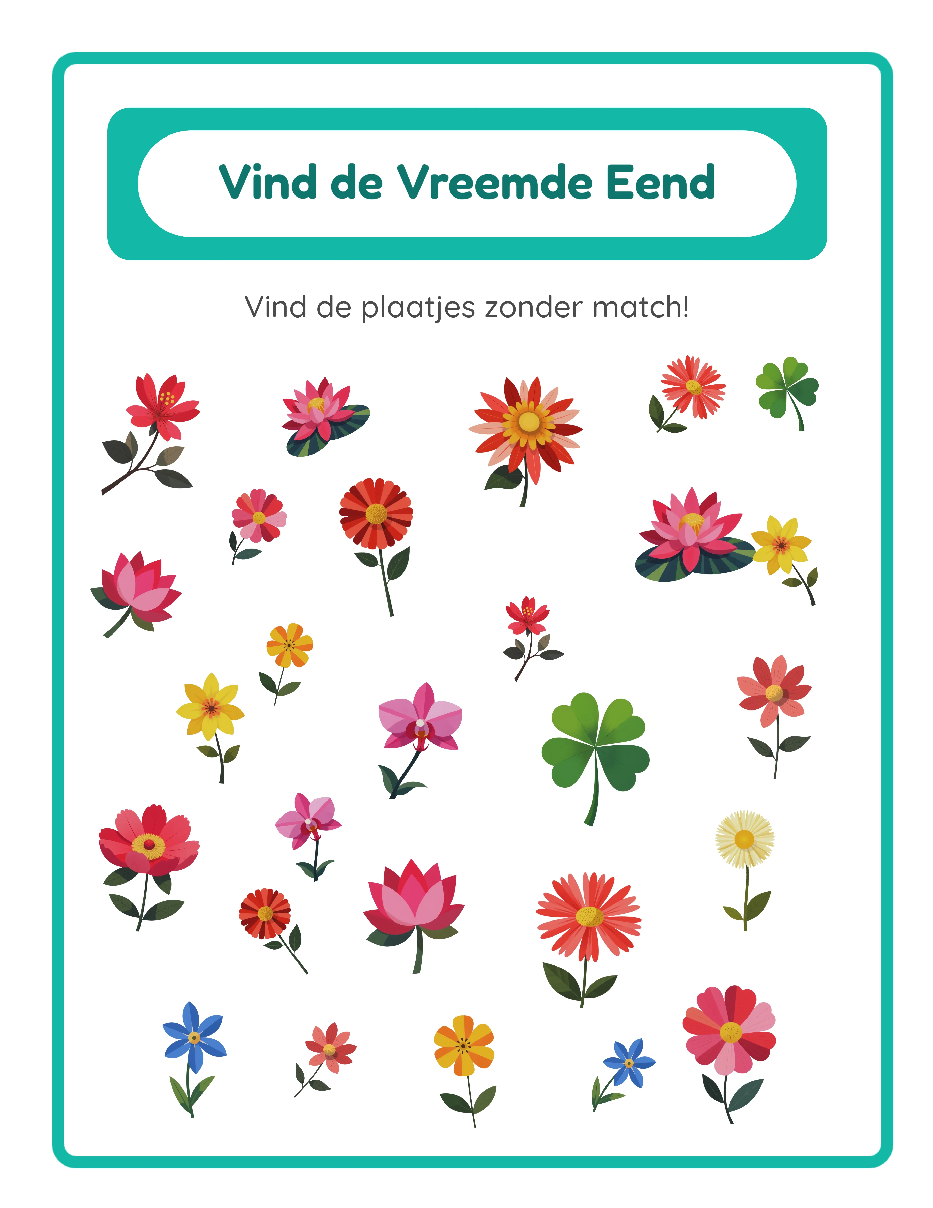 Vind ze allemaal! — Uitgelicht werkblad