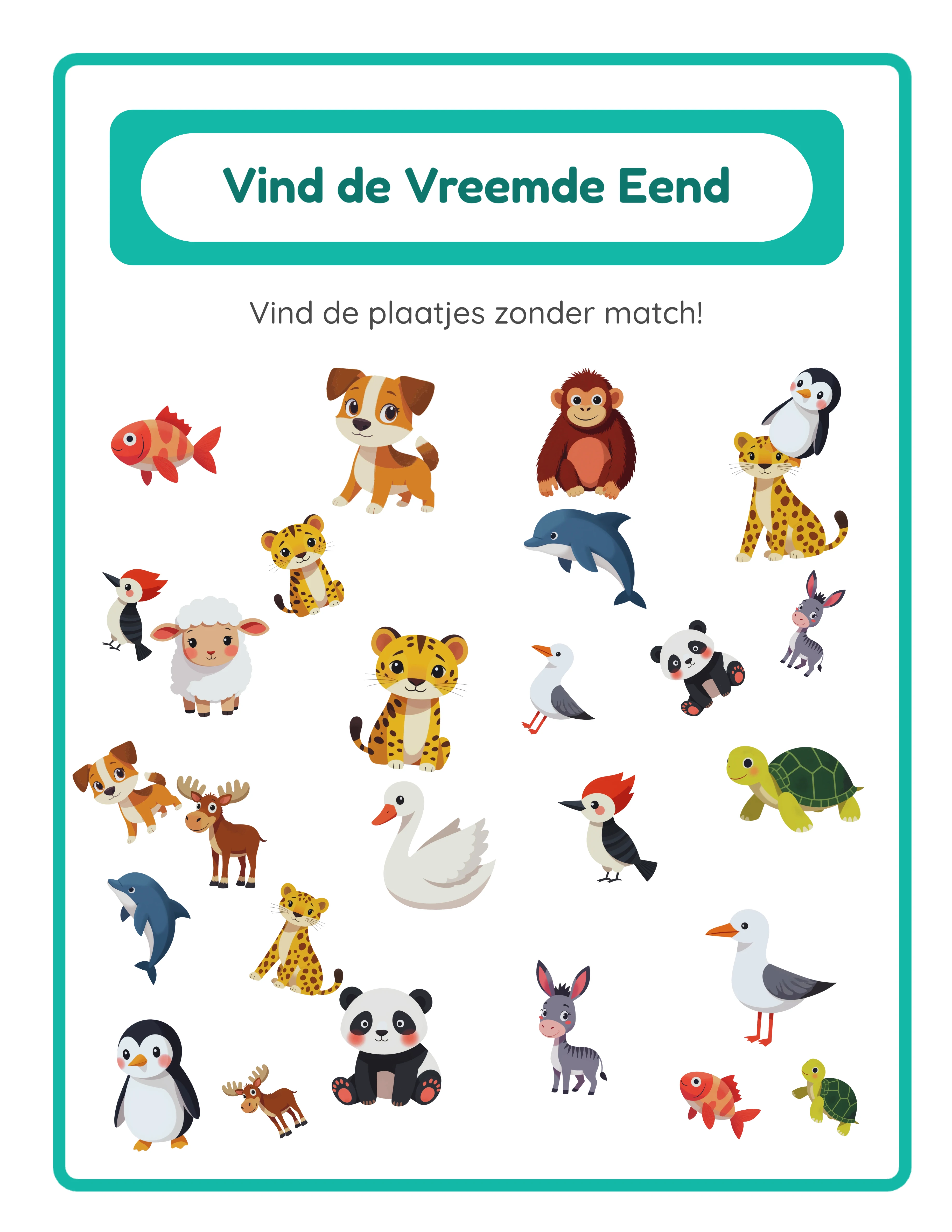 Professional find objects printable worksheet