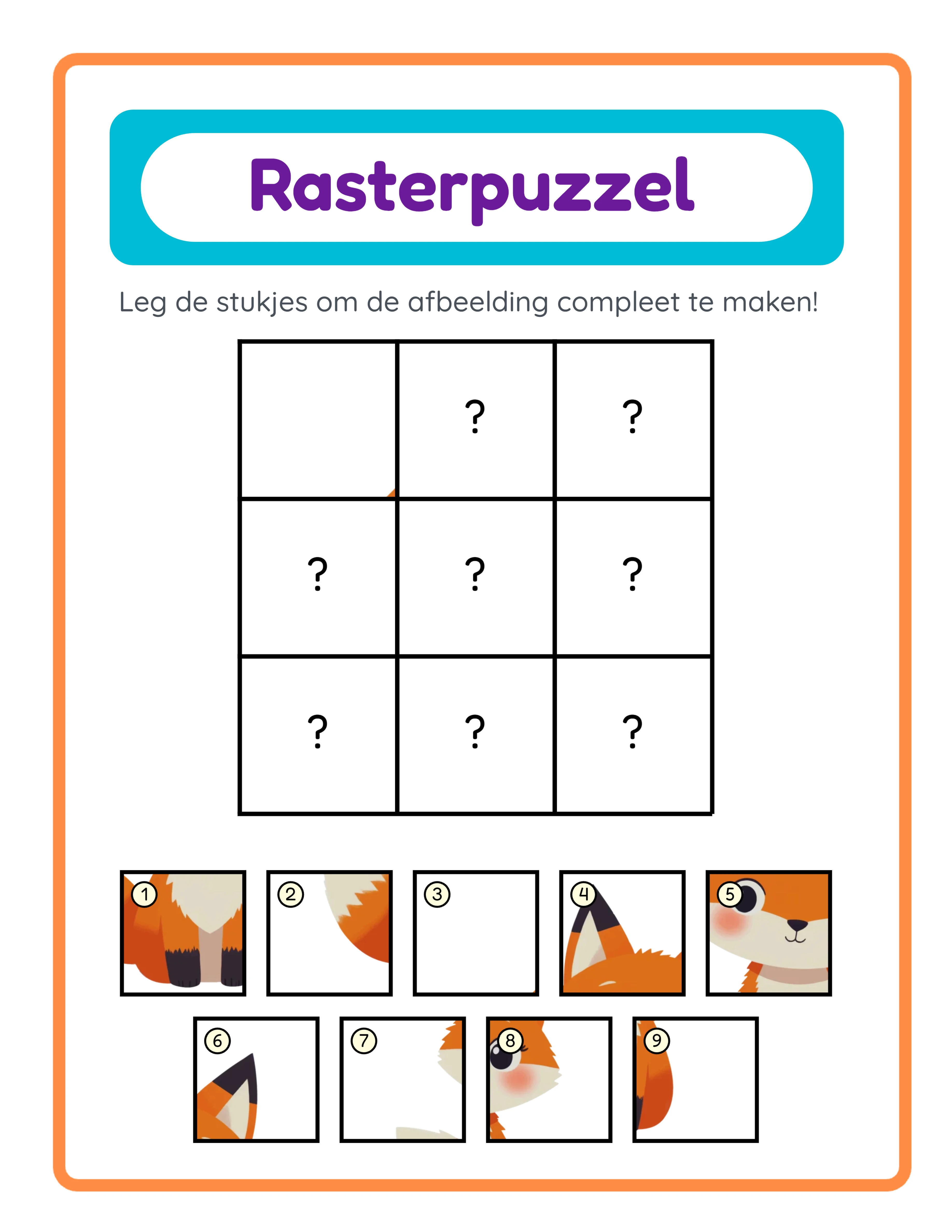 Themaraster — Professioneel werkblad