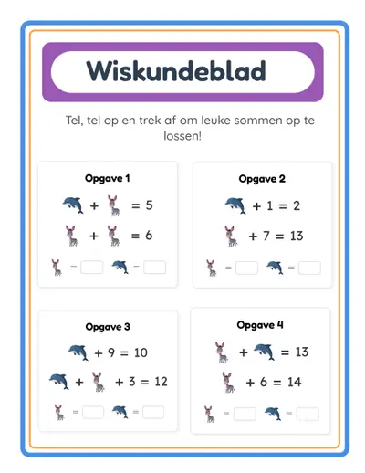 Wiskundebladen