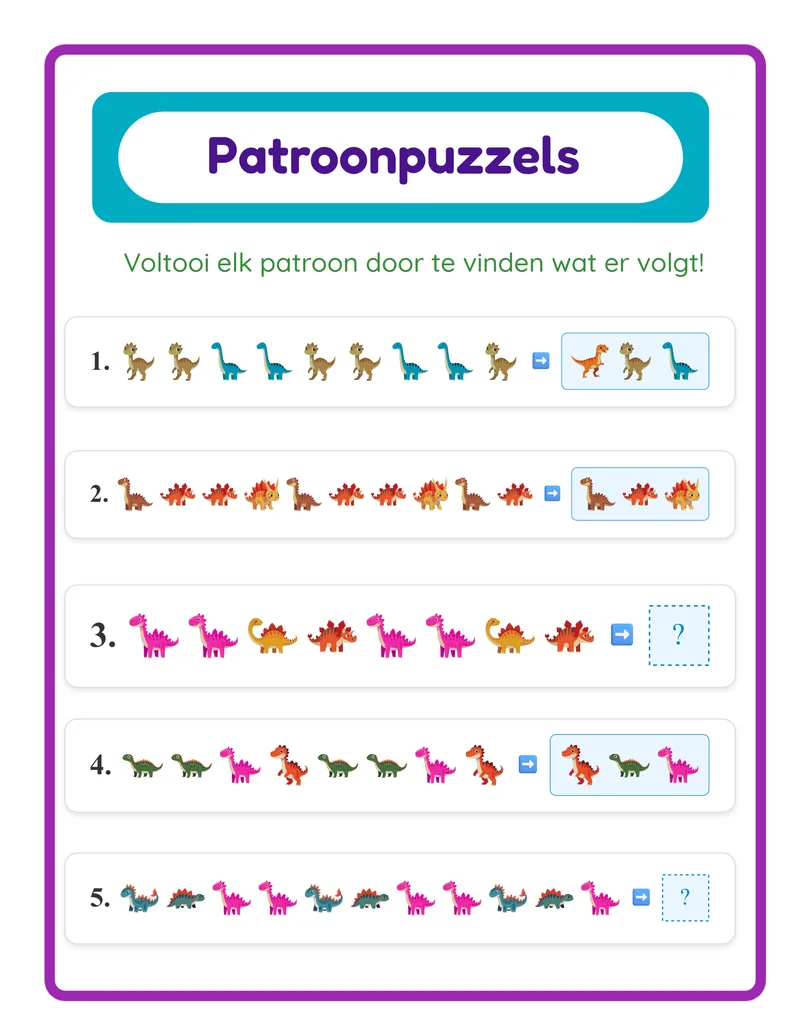 Patroonpuzzels
