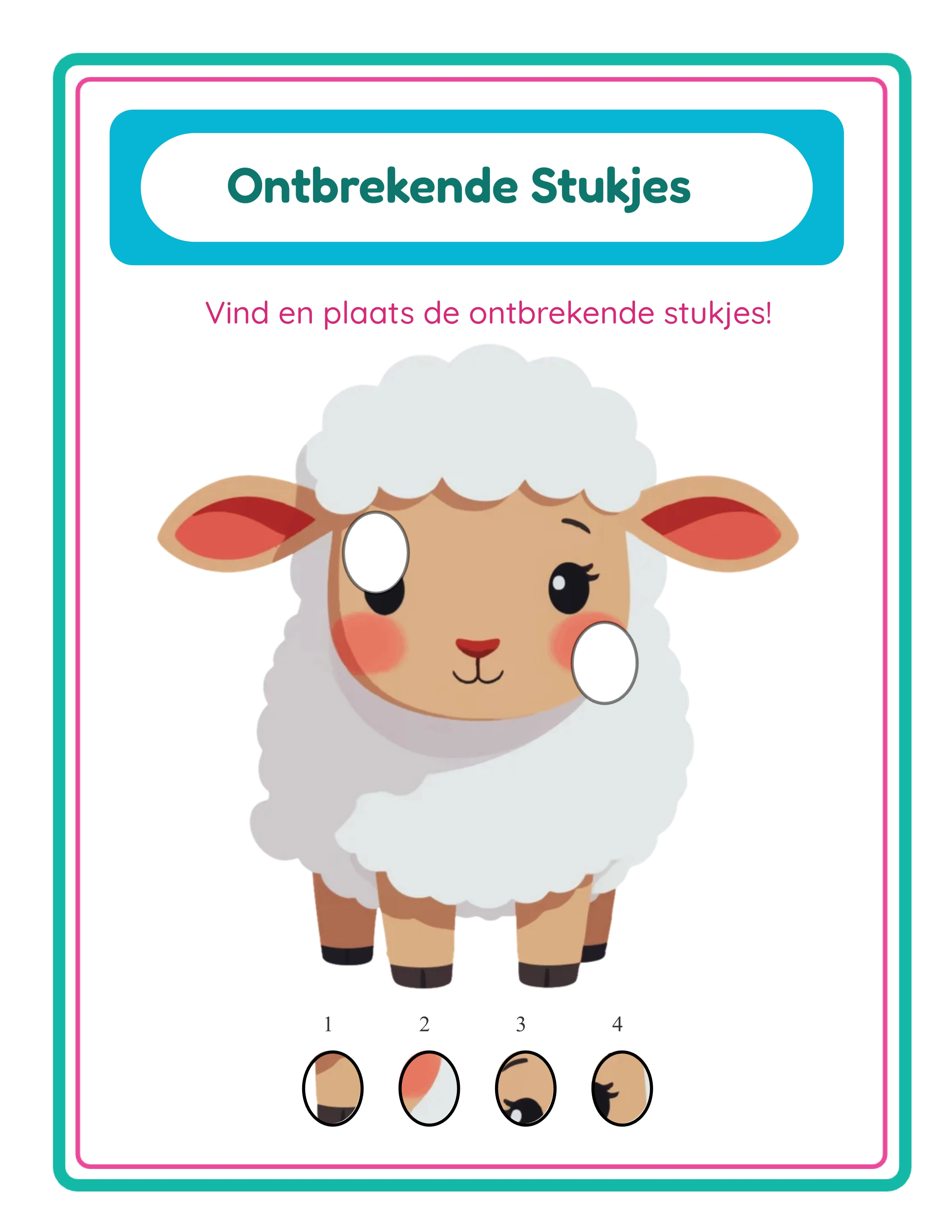 Puzzelblad — Professioneel werkblad