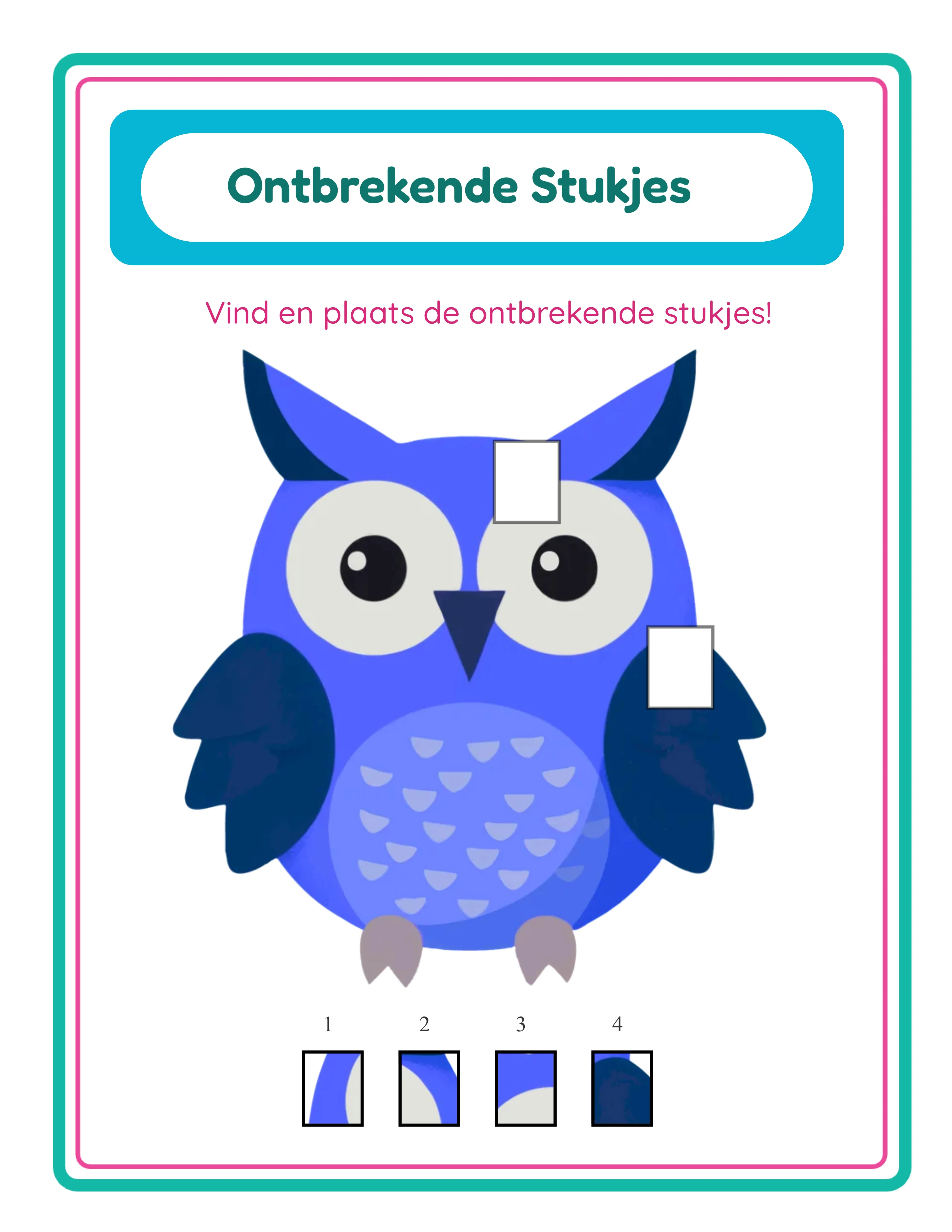 Featured missing pieces — engaging visual puzzle