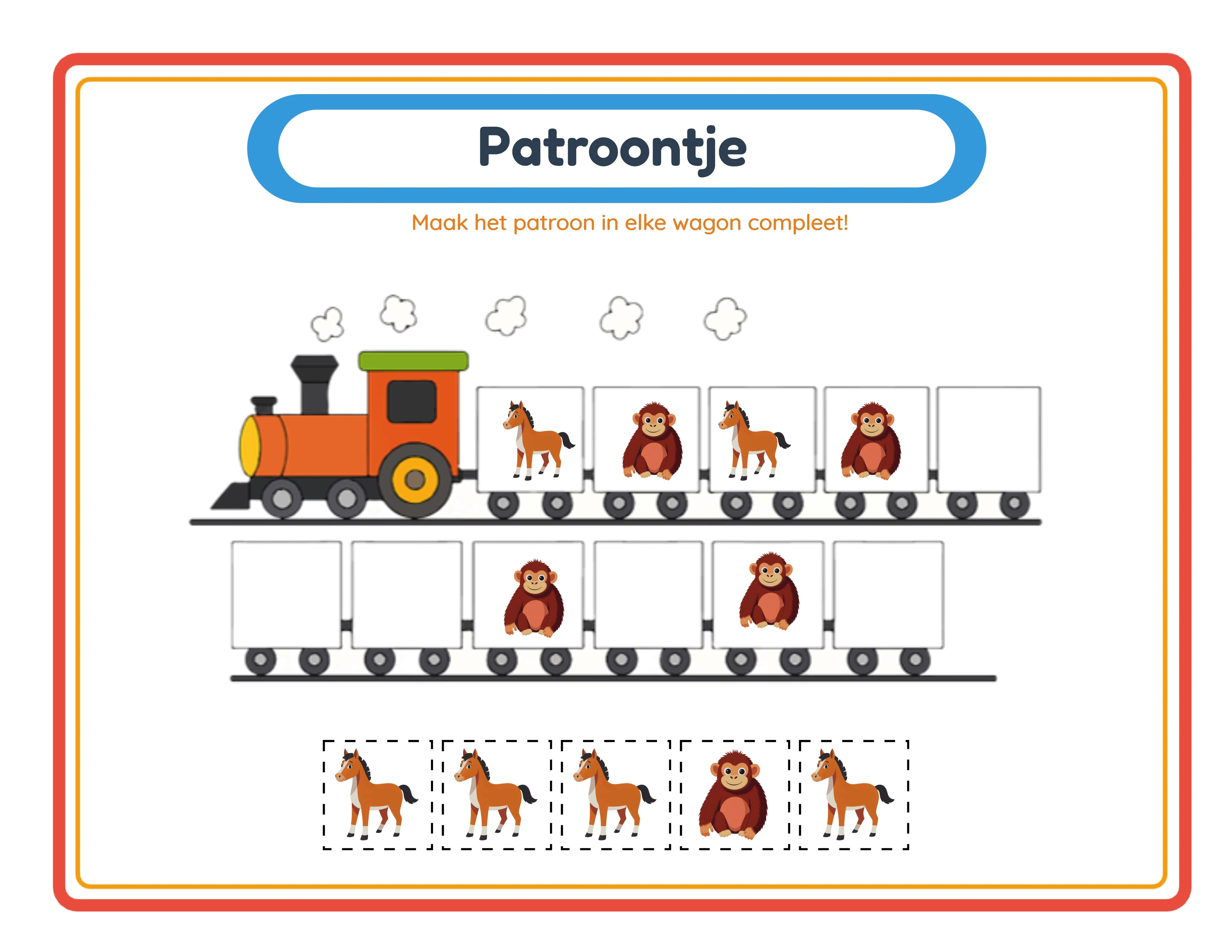 Pattern train — themed pattern practice