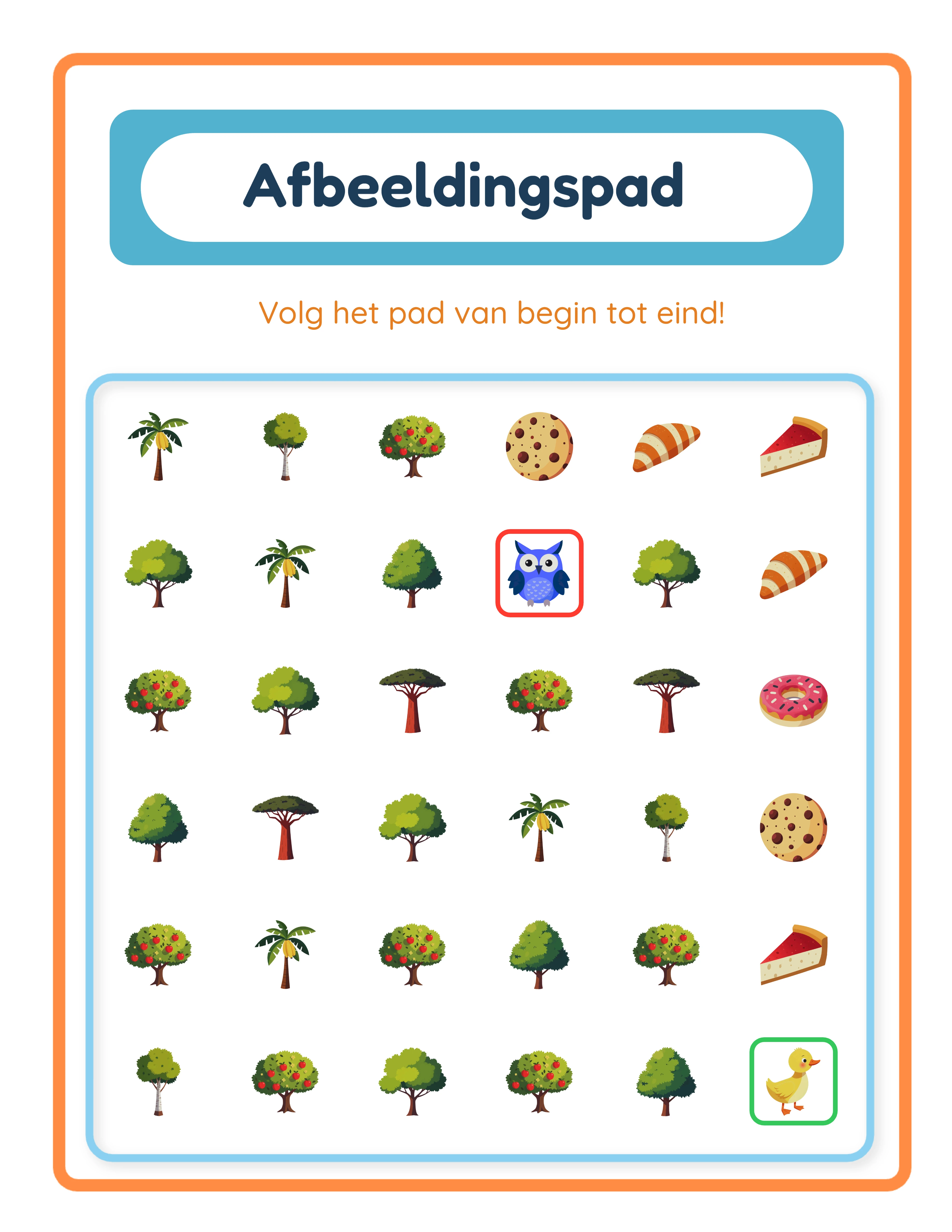 Featured picture pathway — colorful grid adventure