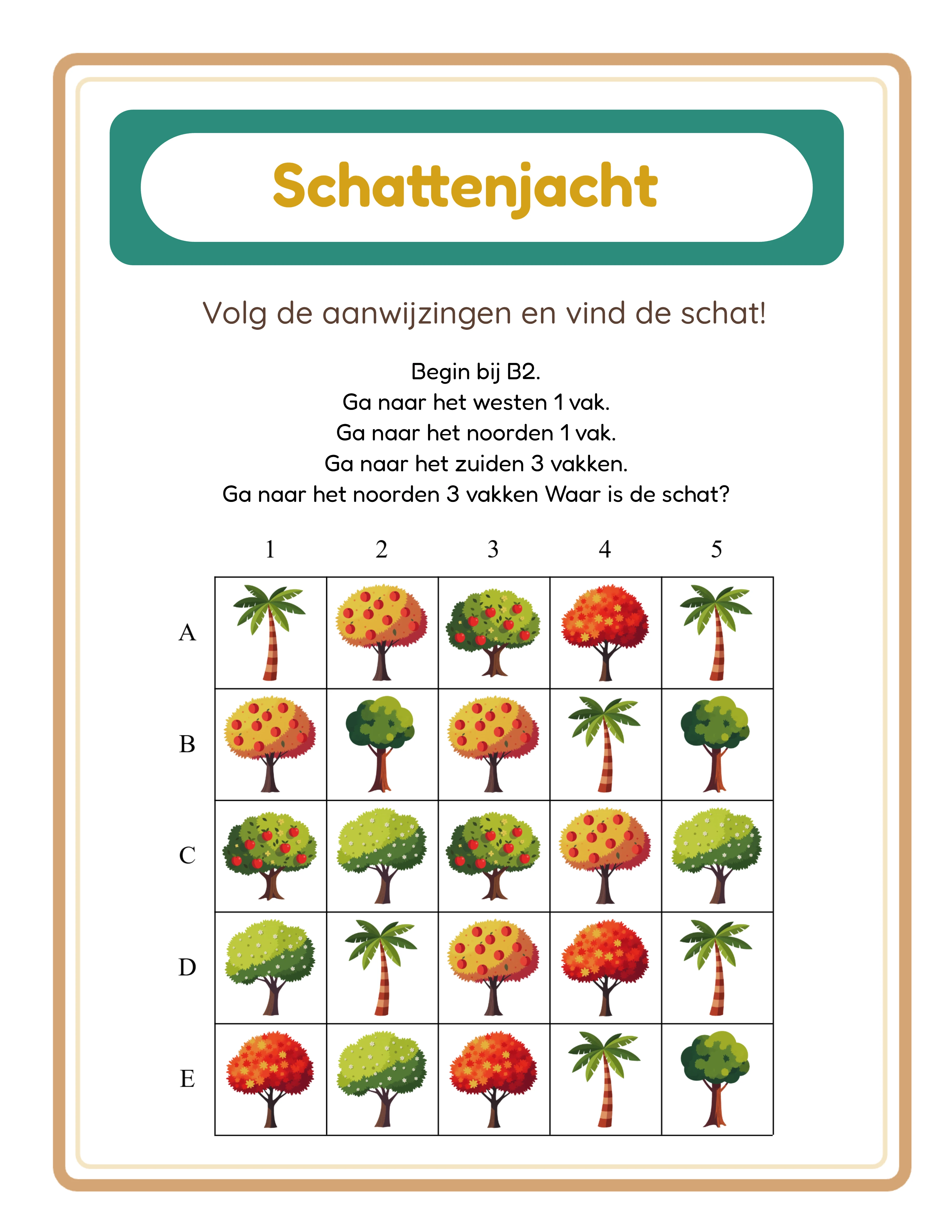 Schattenjacht! — Werkblad voorbeeld 3