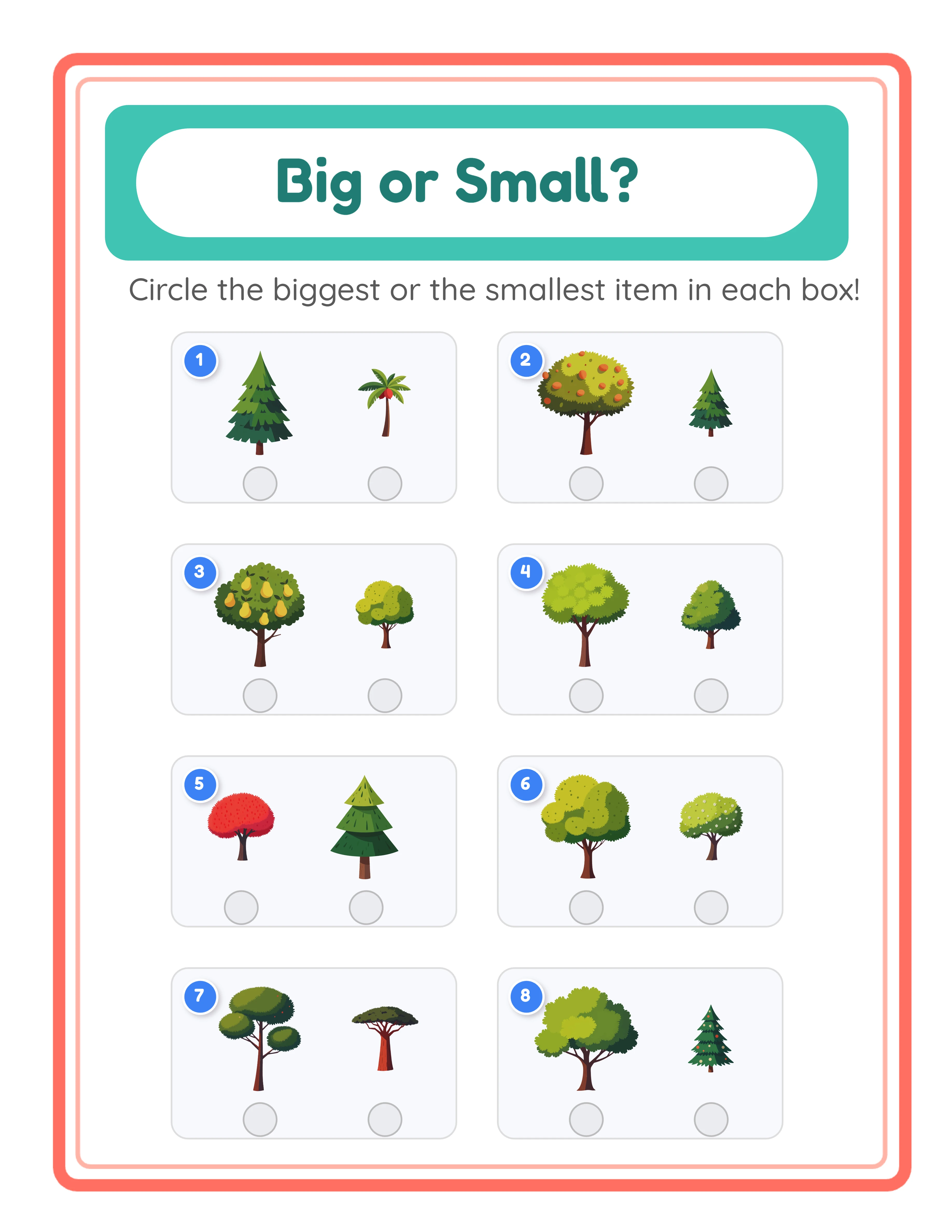 Number ordering — 1-2-3 sizing