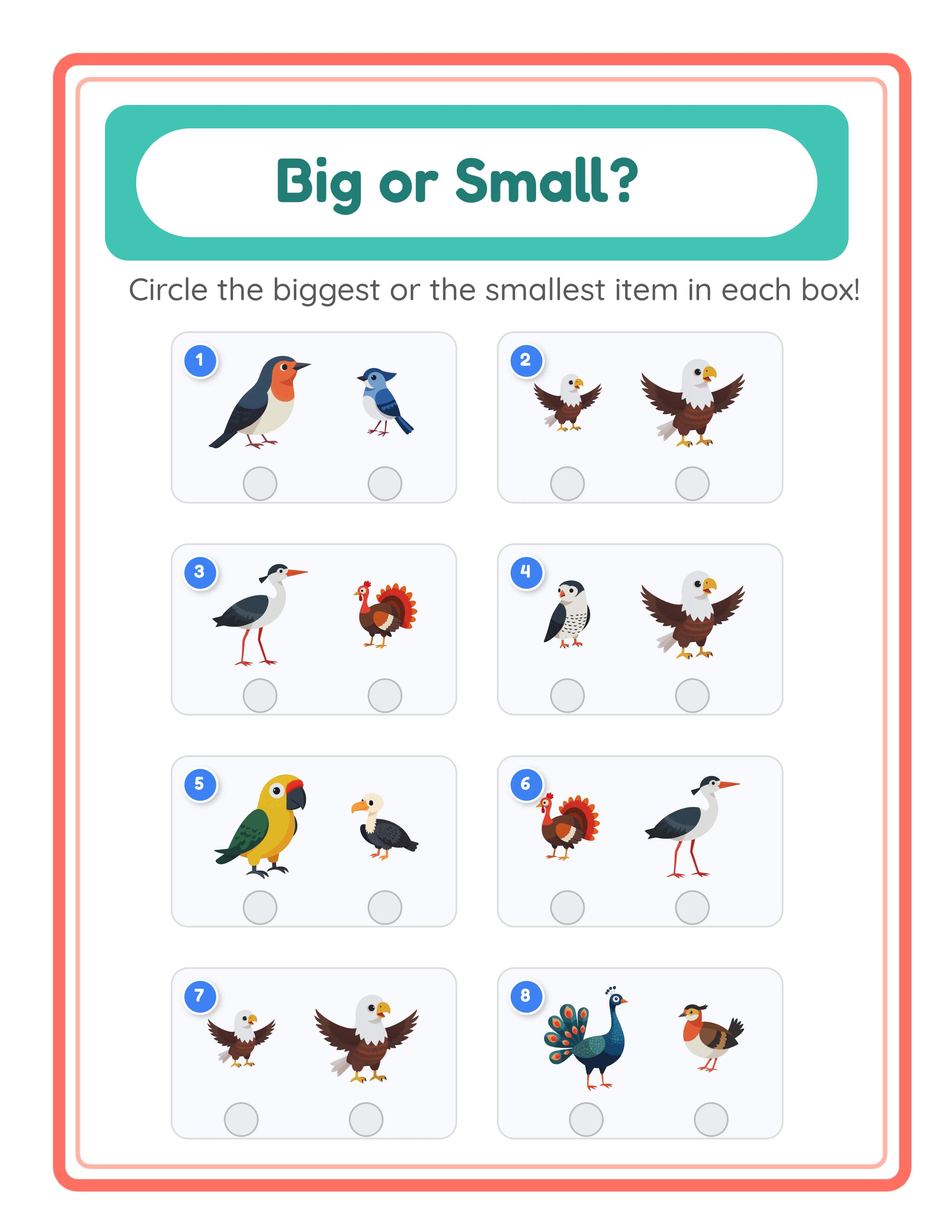 Different images — compare sizes