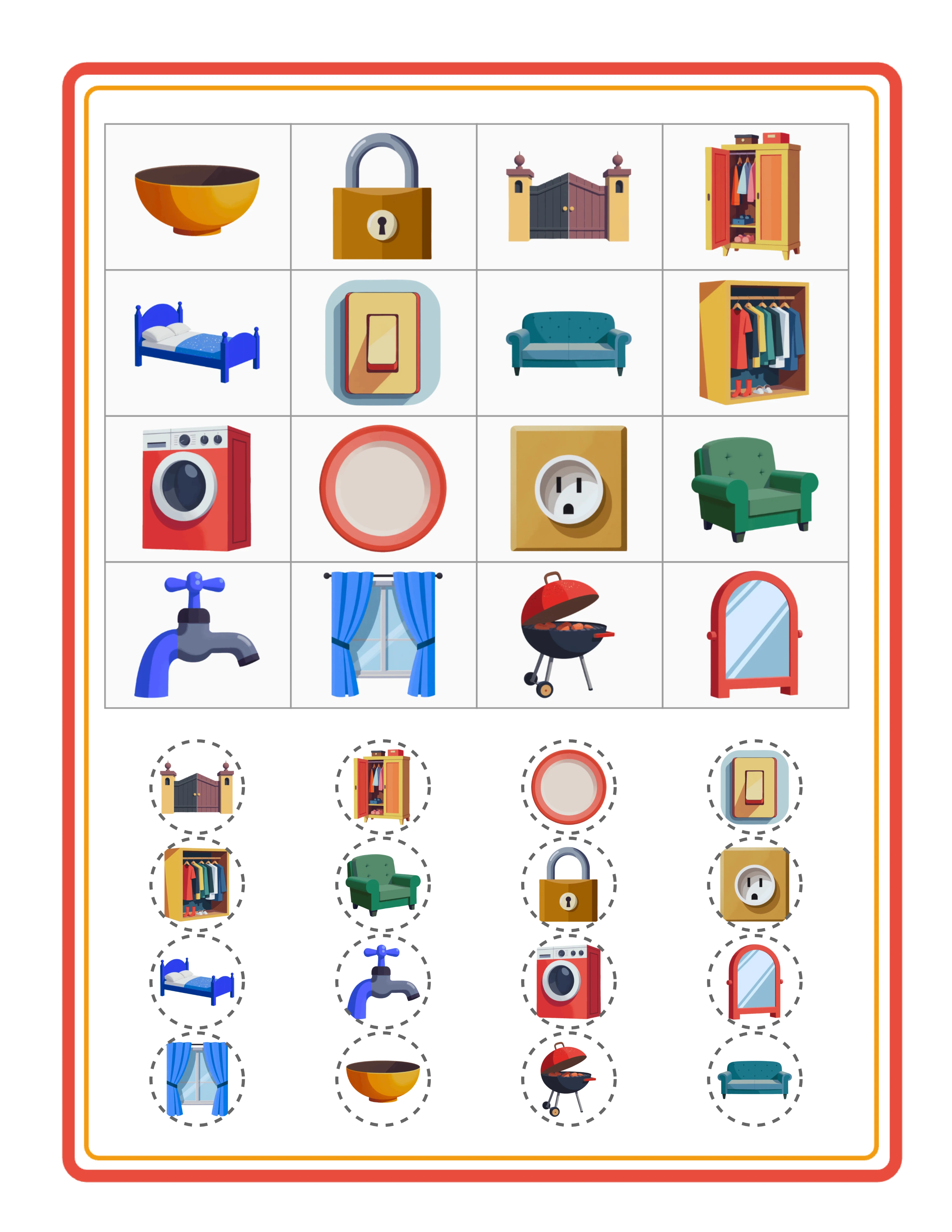 Bingo professional worksheet