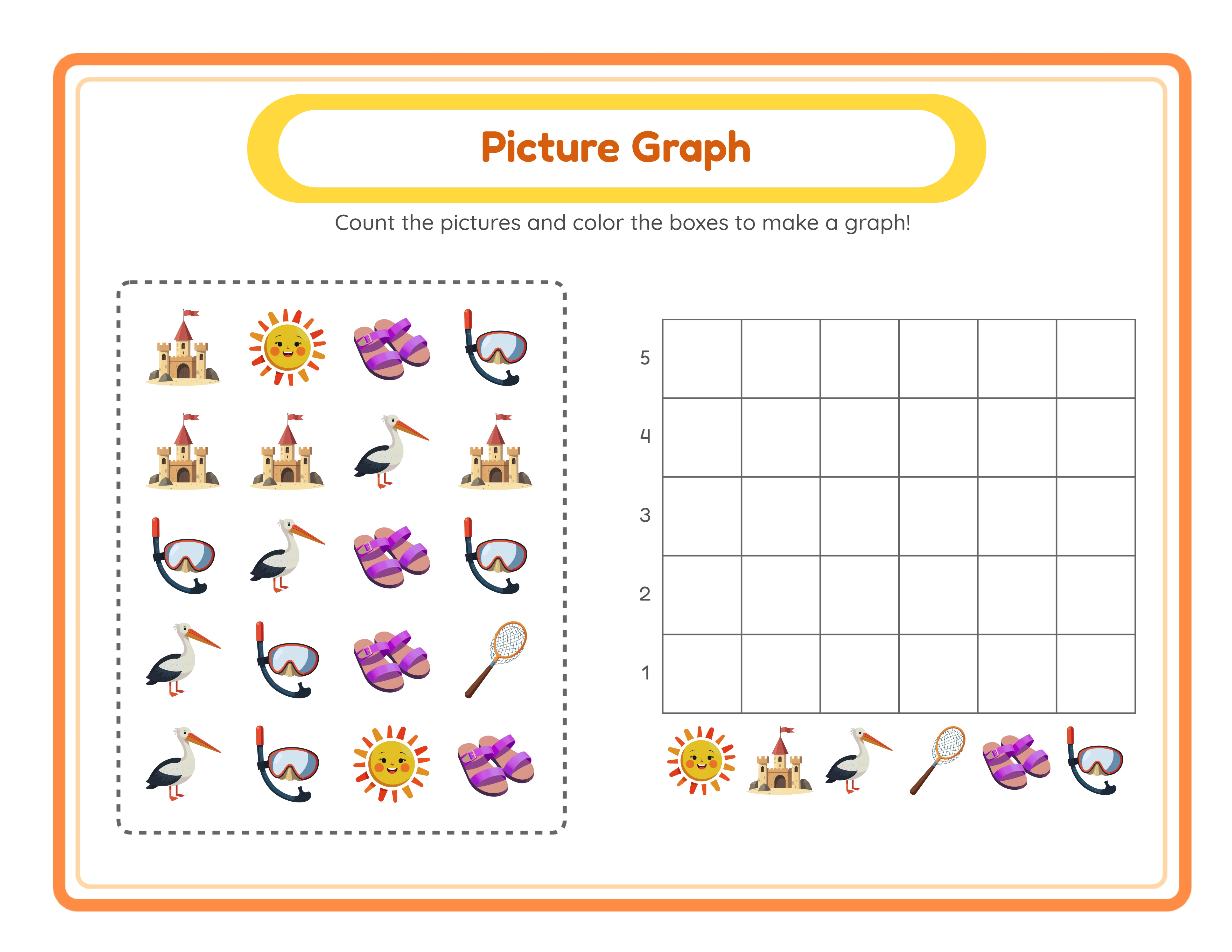 Featured chart count worksheet
