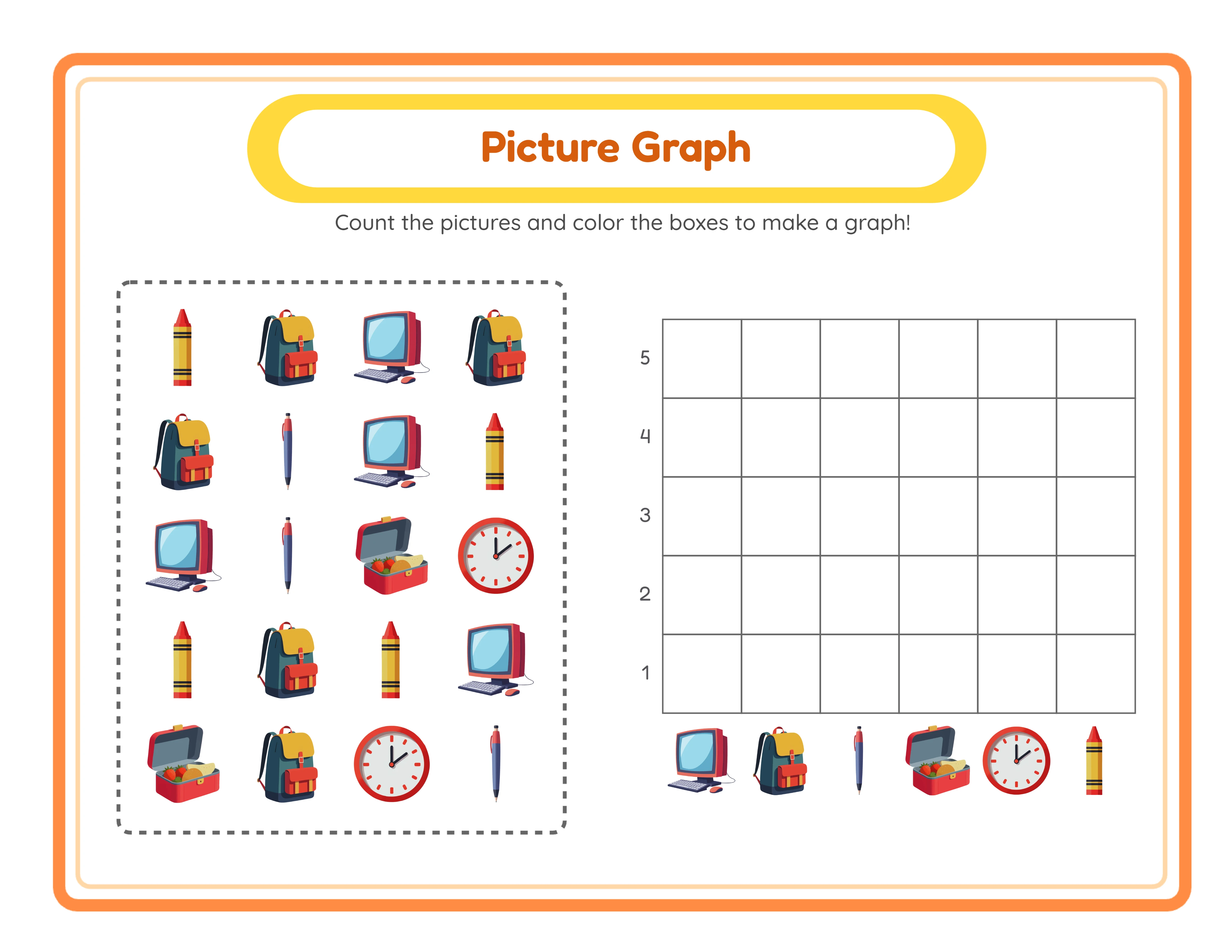 Picture graph challenge — data analysis questions