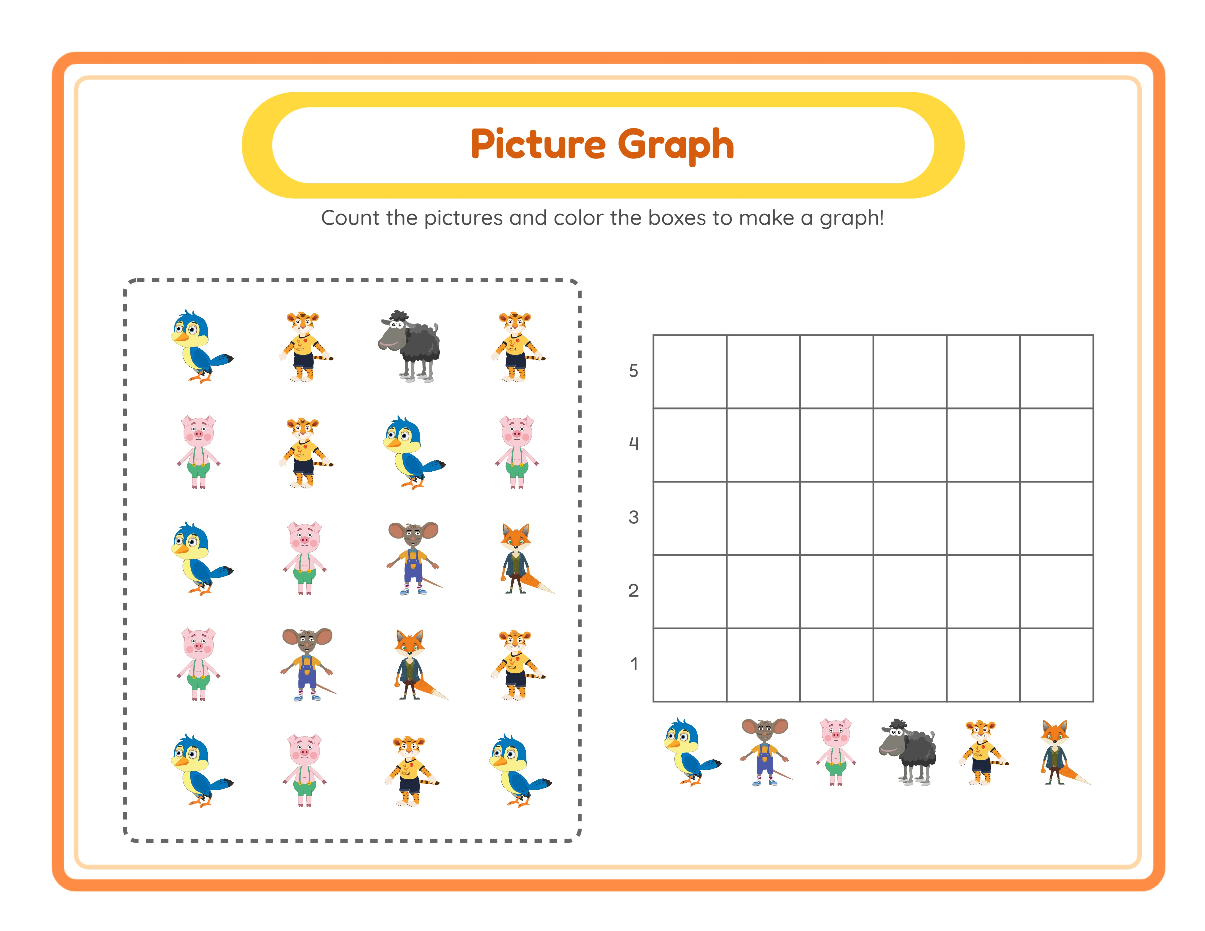 Easy chart count — simple picture counting