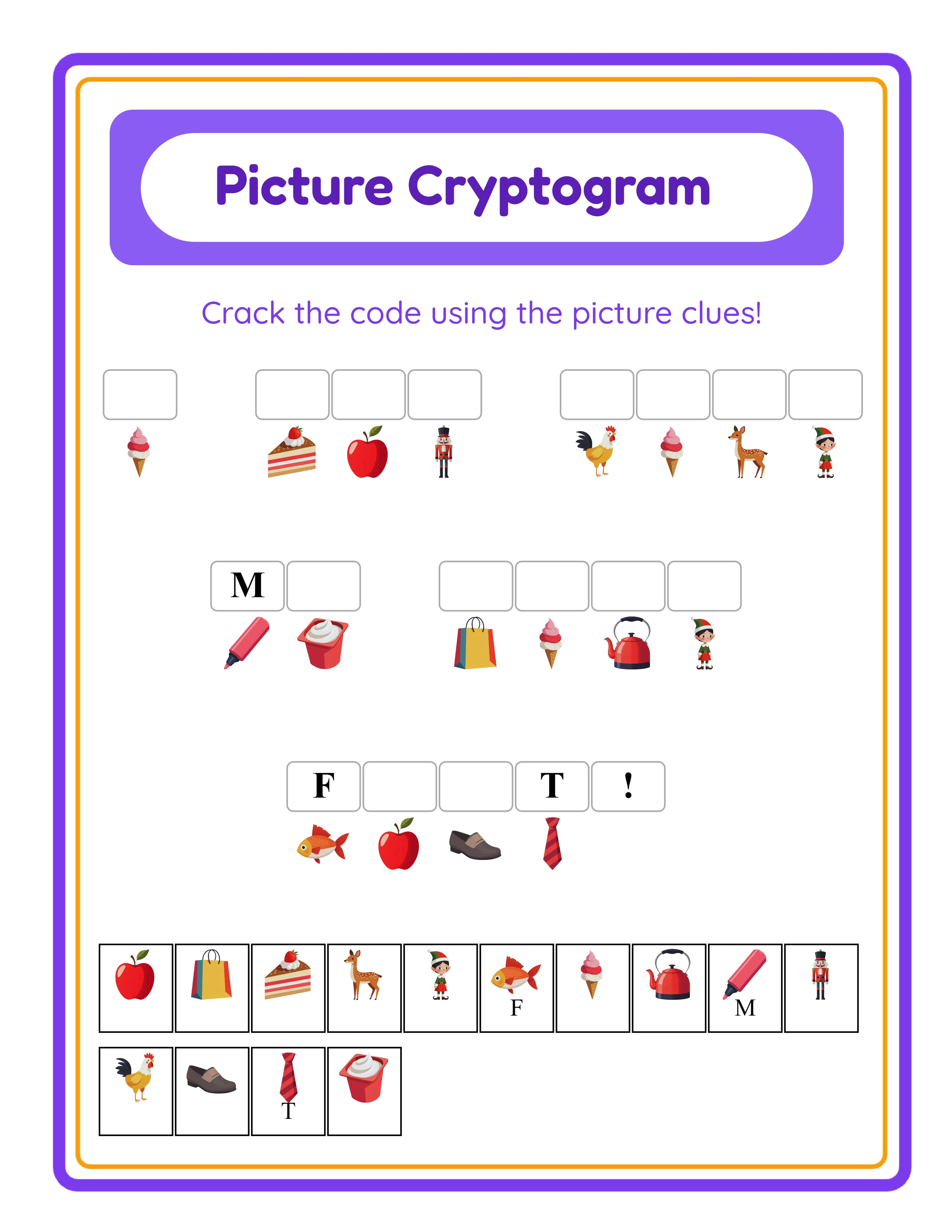 Cryptogram — themed variation