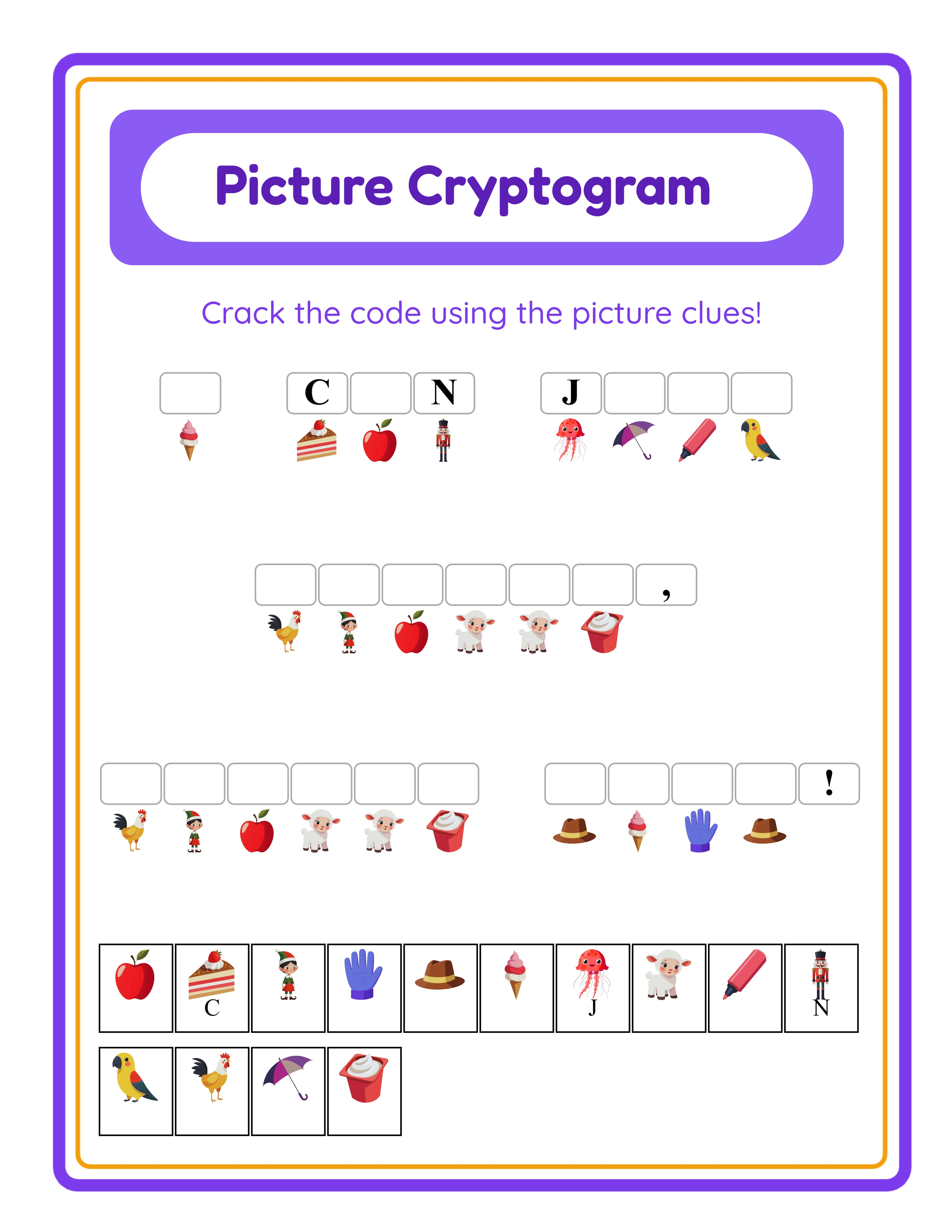 Cryptogram — advanced code cracking