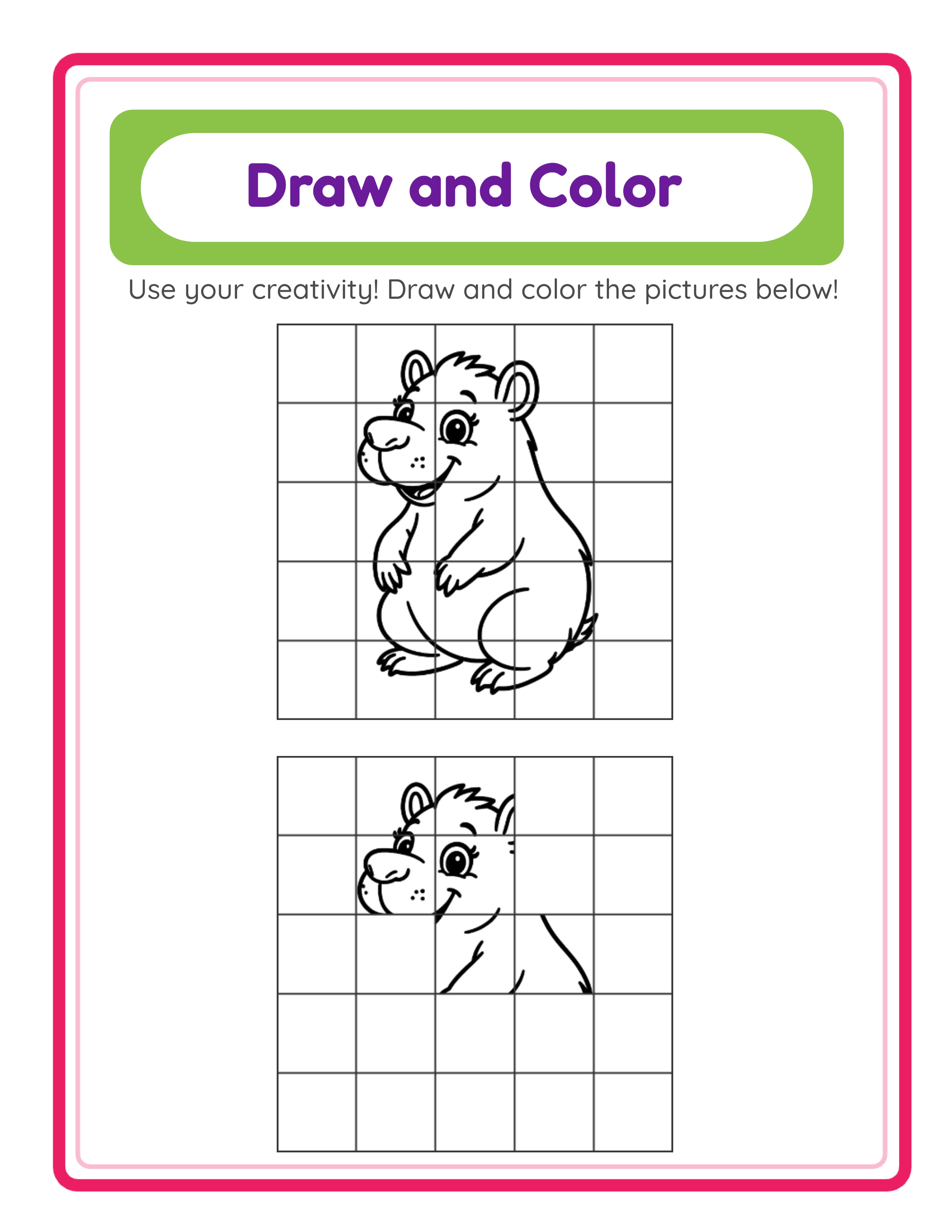 Easy grid drawing — simple shapes