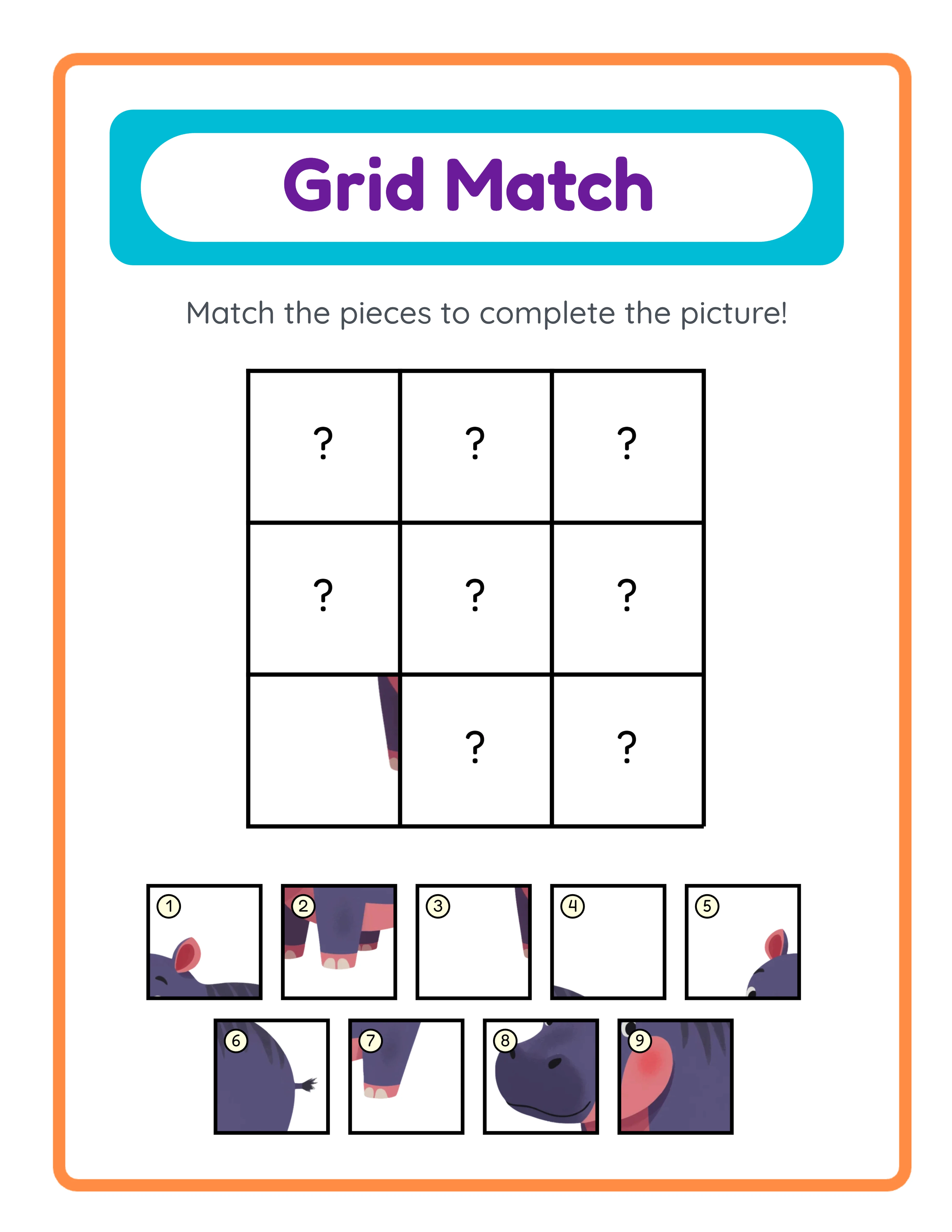 Grid match — themed puzzle