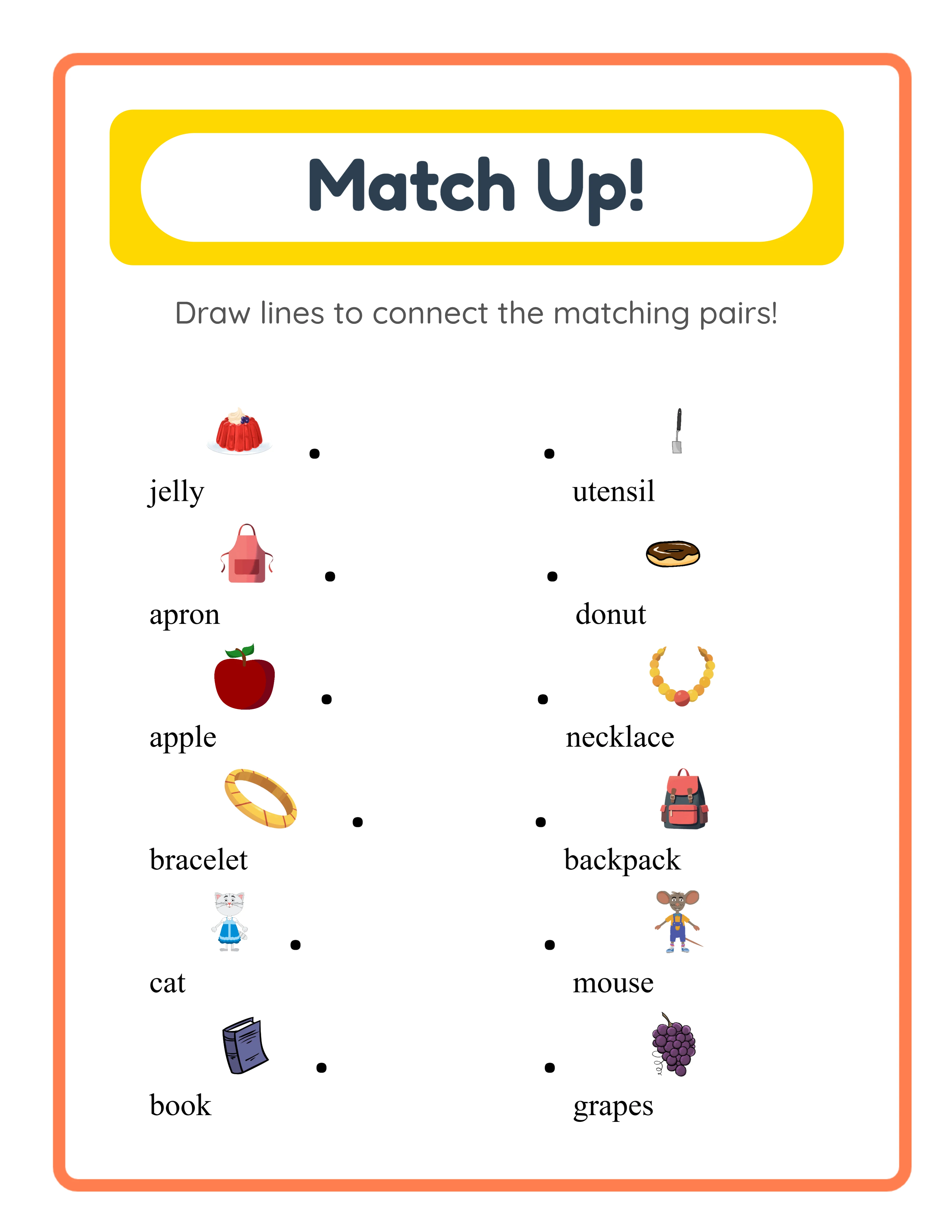 Image-to-word matching — vocabulary building