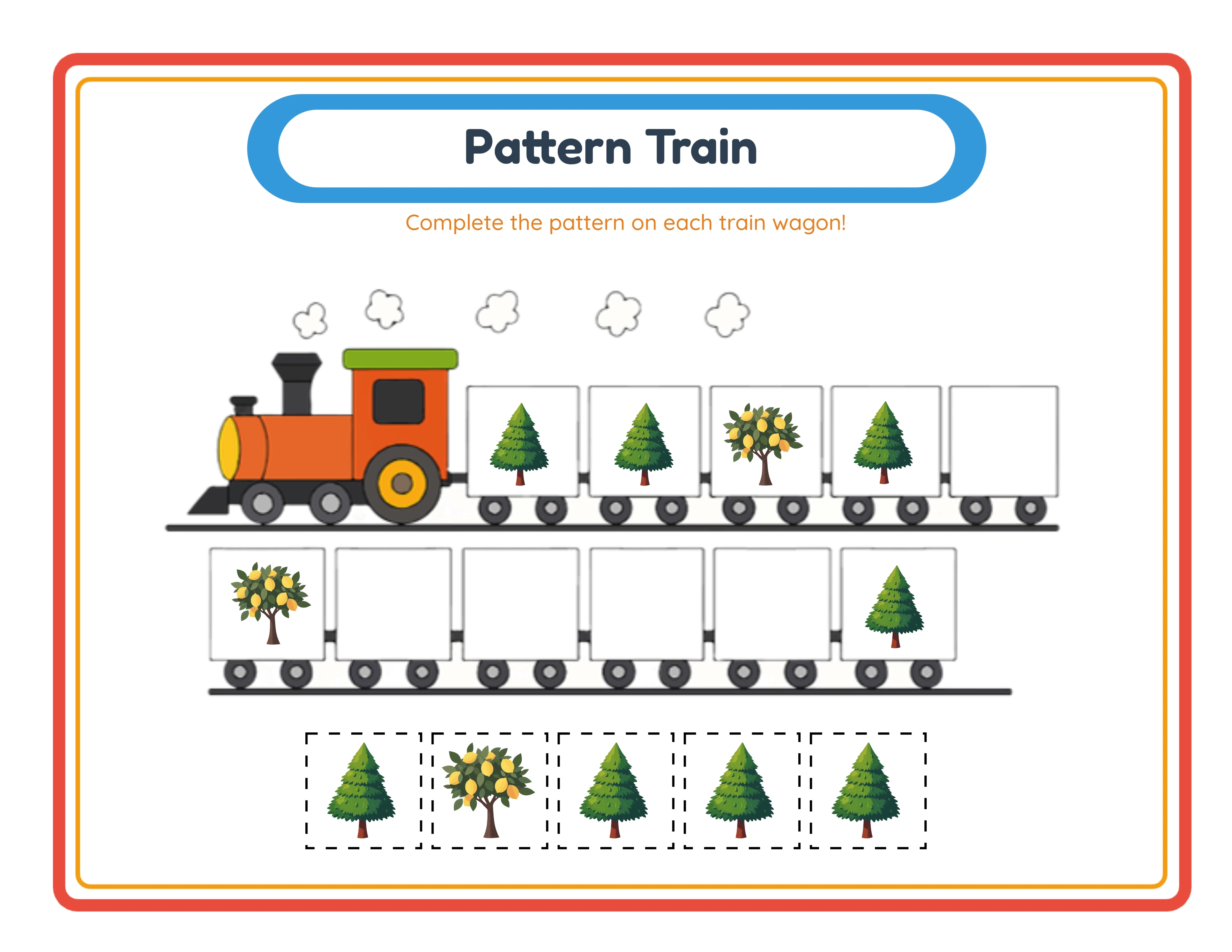Medium pattern train — ABC patterns