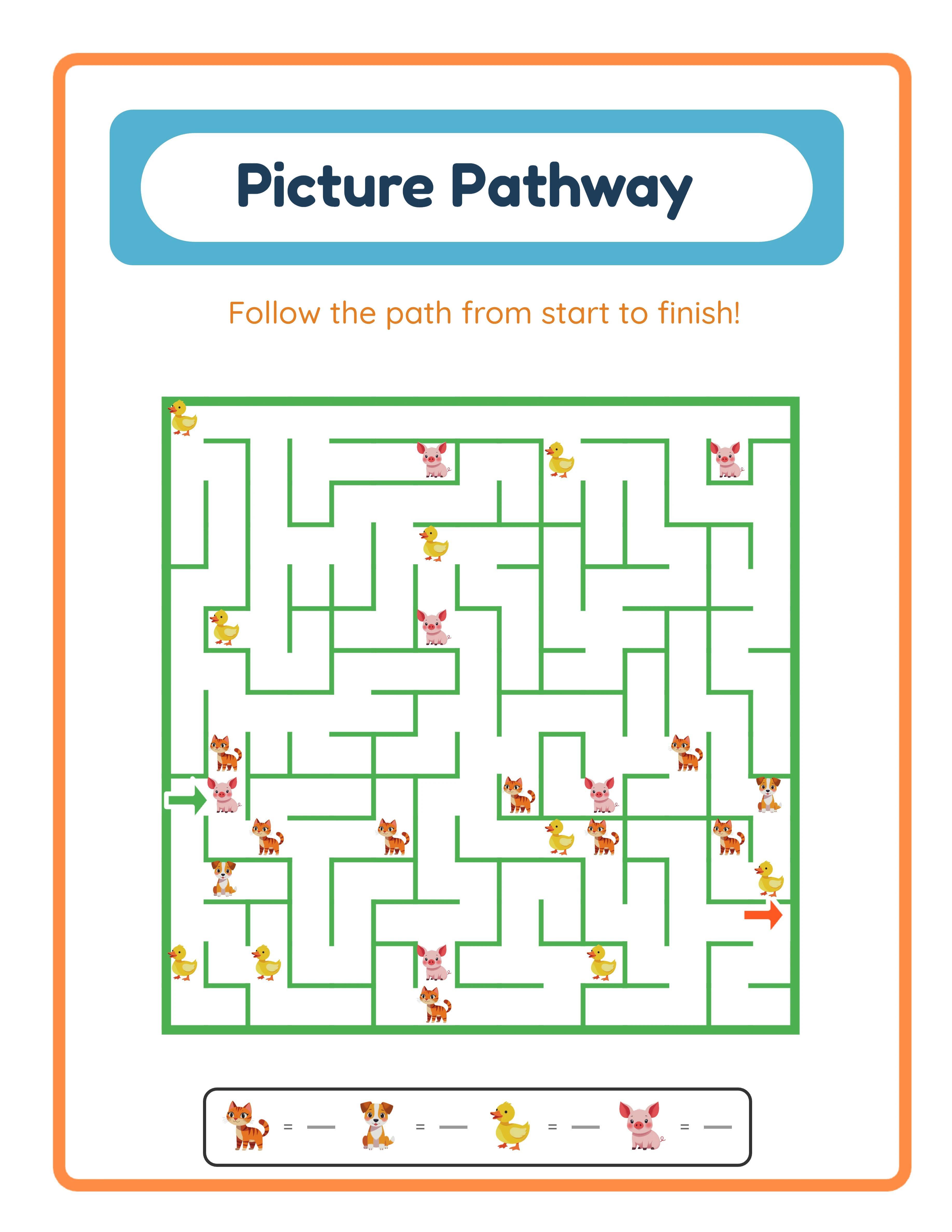 Hard picture path — complex grid