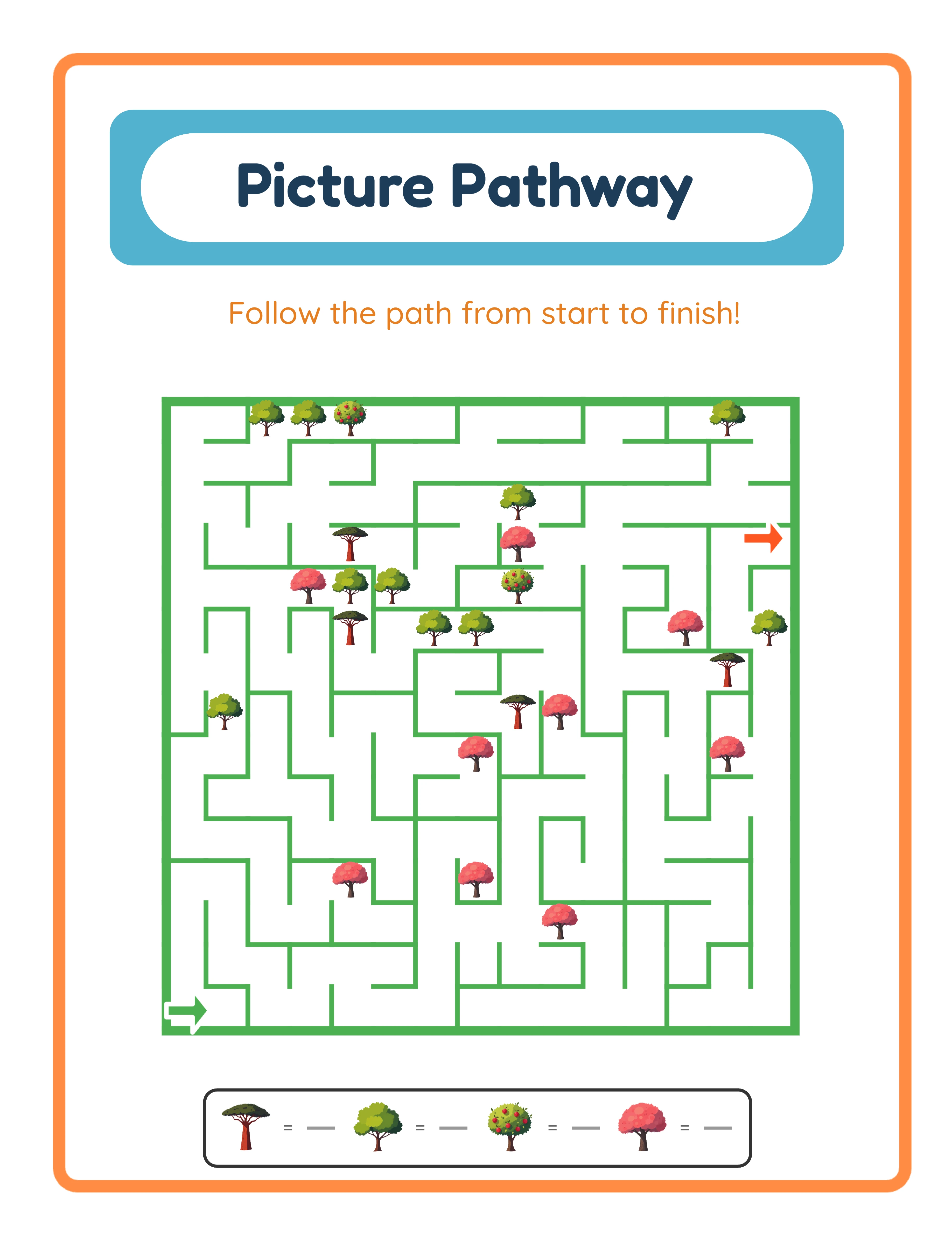Featured picture pathway — colorful grid adventure