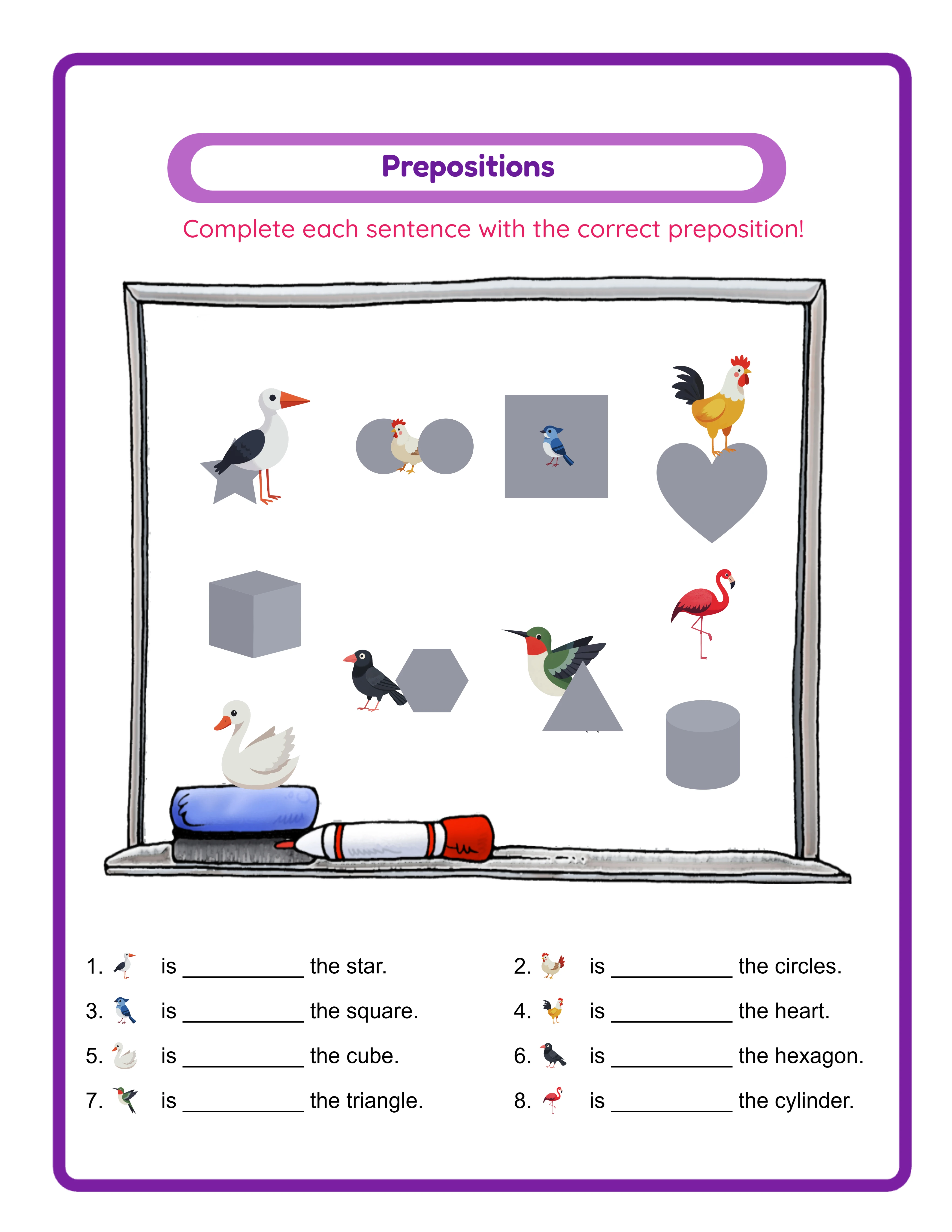 How to Make Preposition Worksheets for ESL Markets | LCS