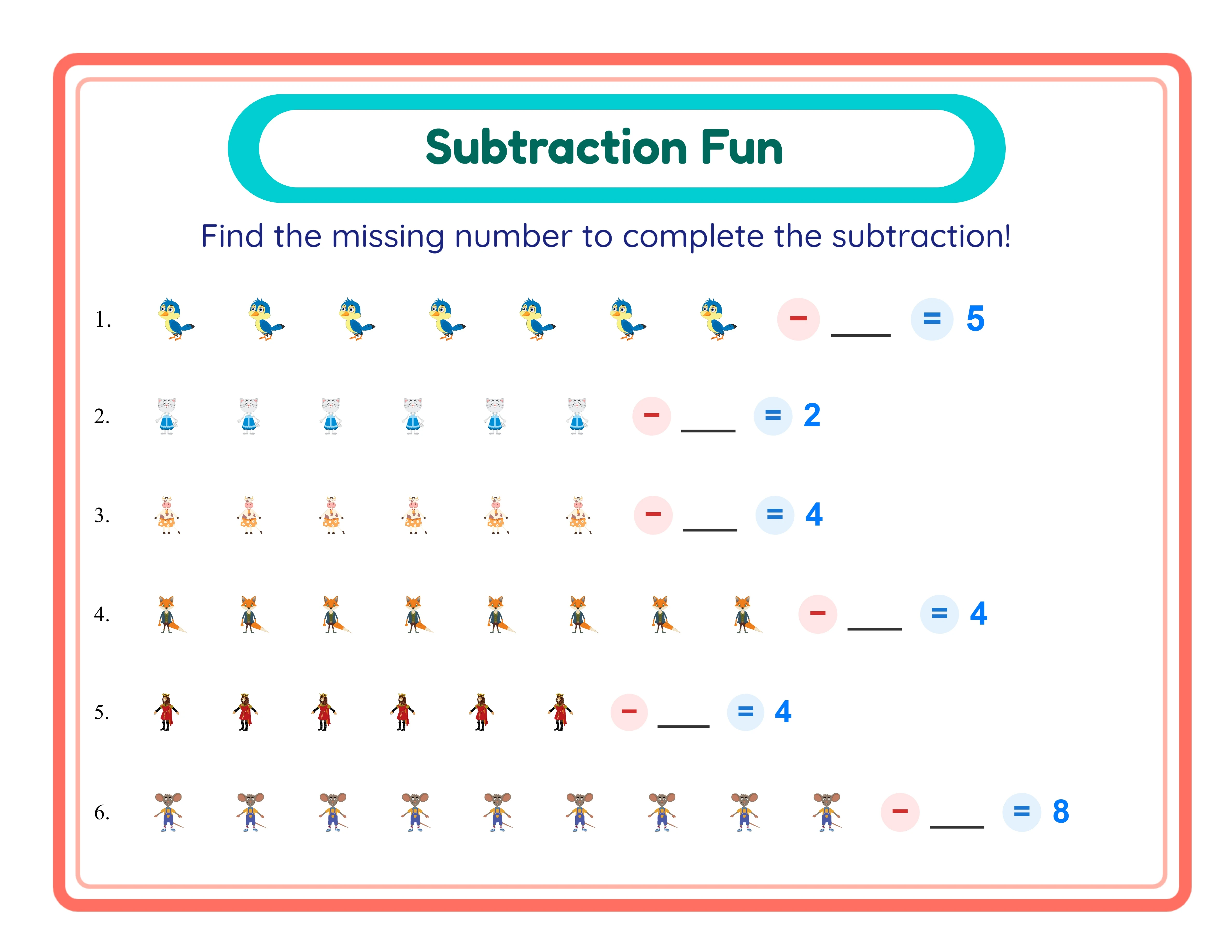 Find the subtrahend — reverse subtraction challenge