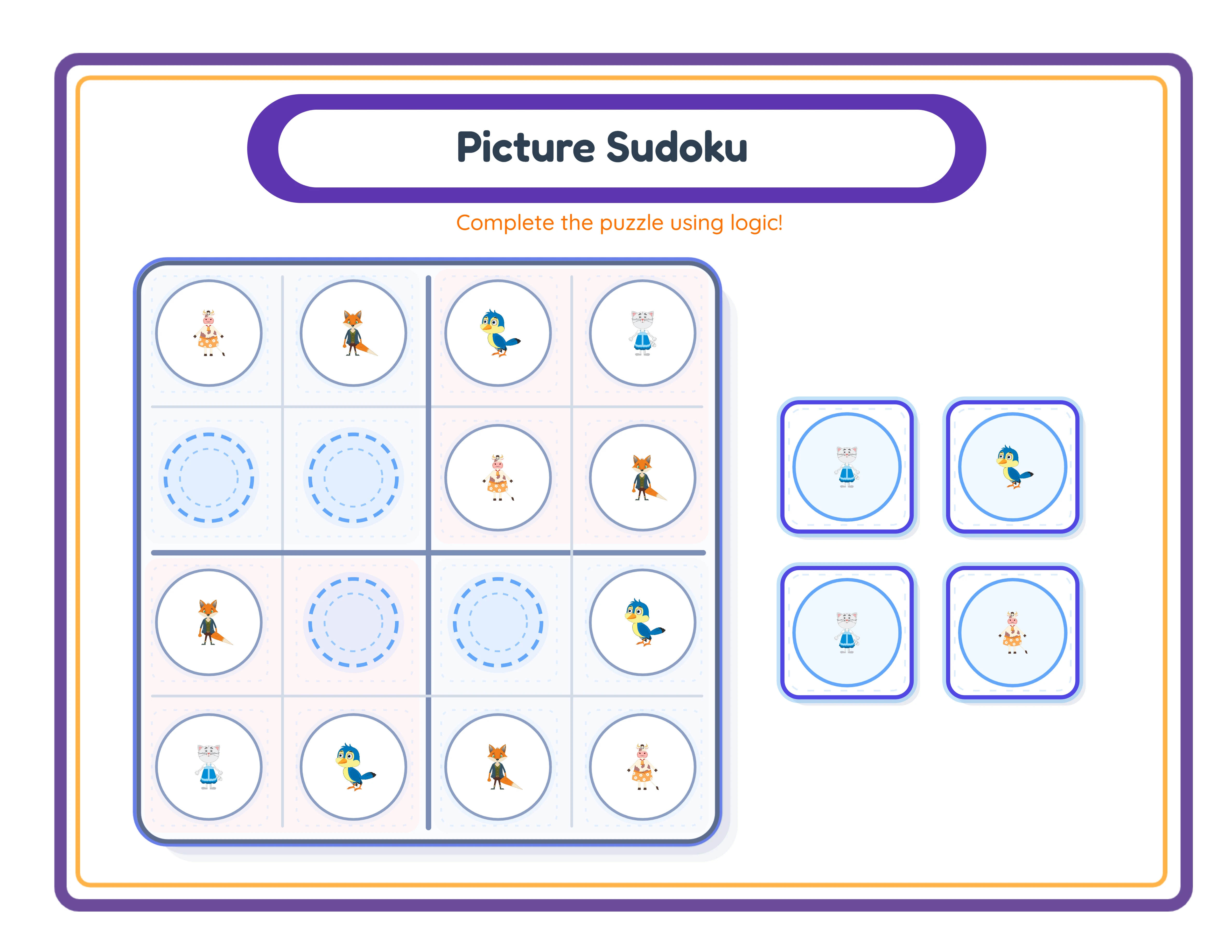 Sudoku beginner worksheet