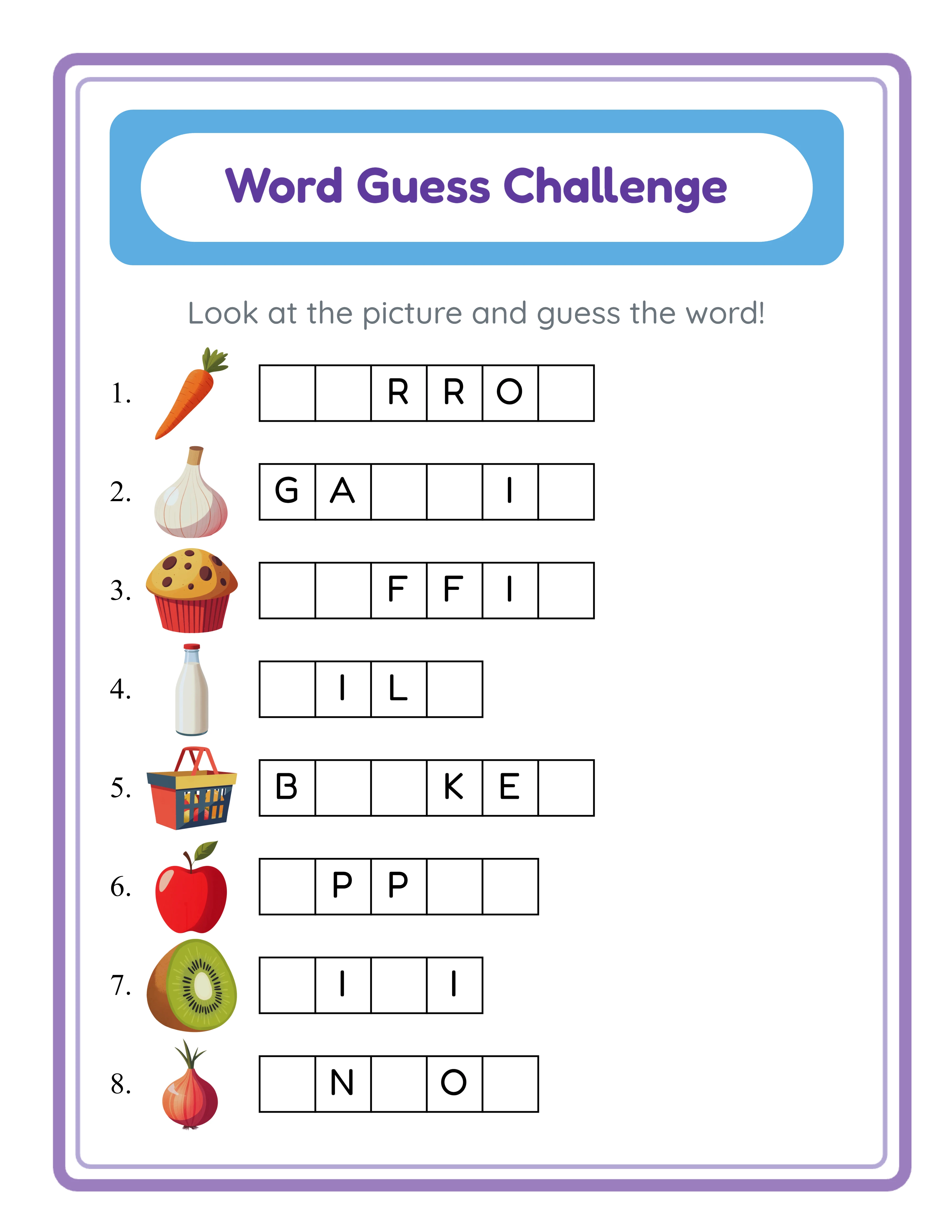 Hard word guess — longer words and custom lists