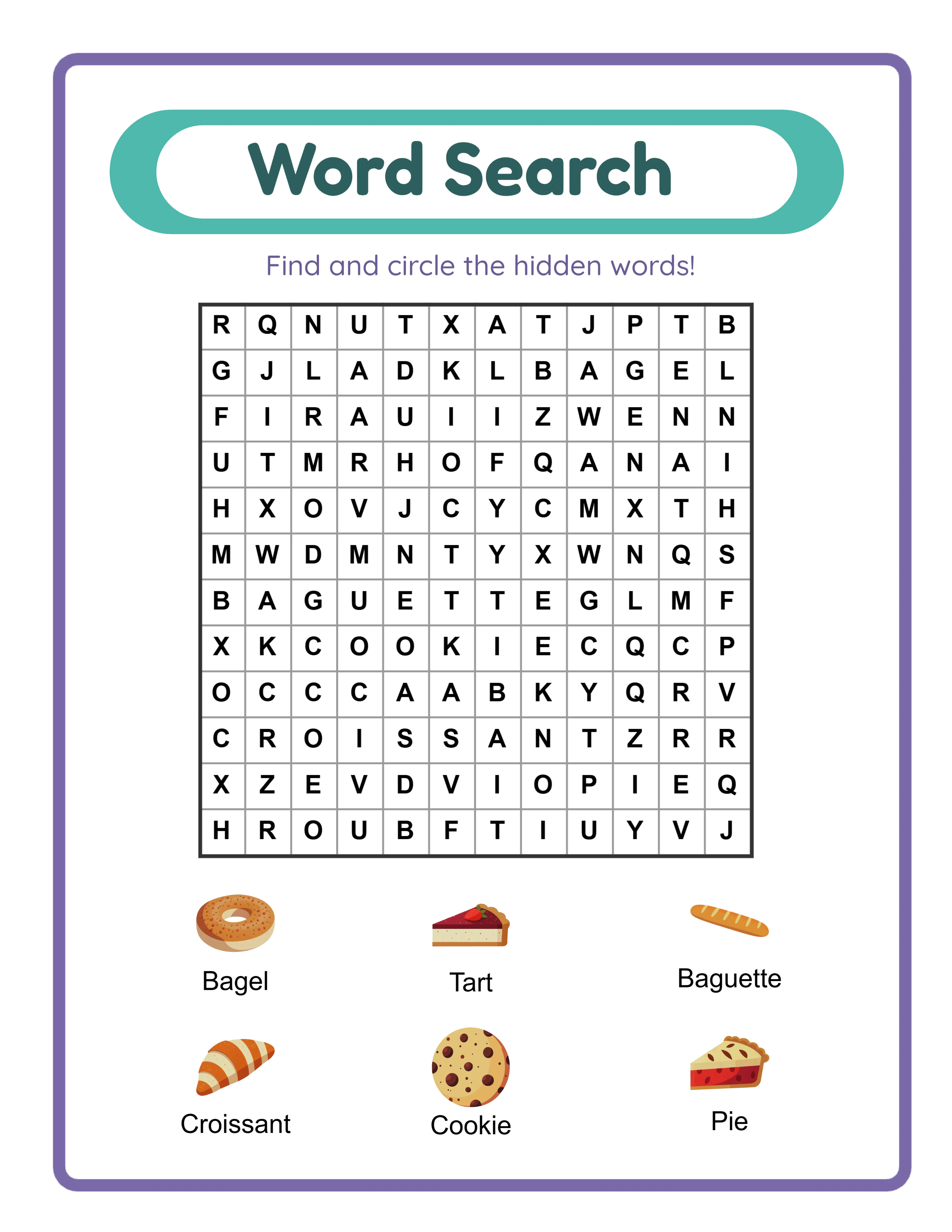 Featured word search โ colorful themed puzzle