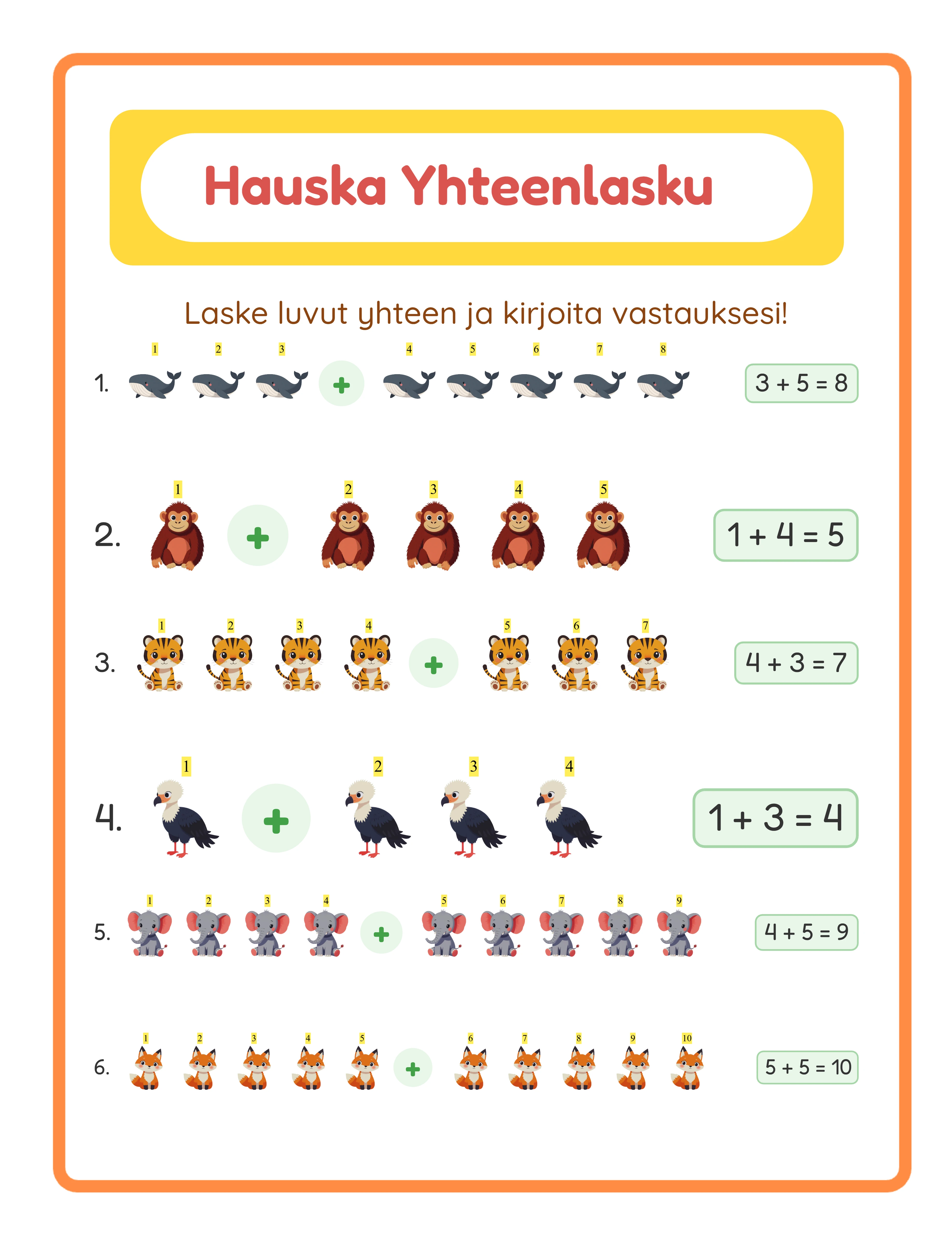 Professional addition printable answer key — complete solutions included