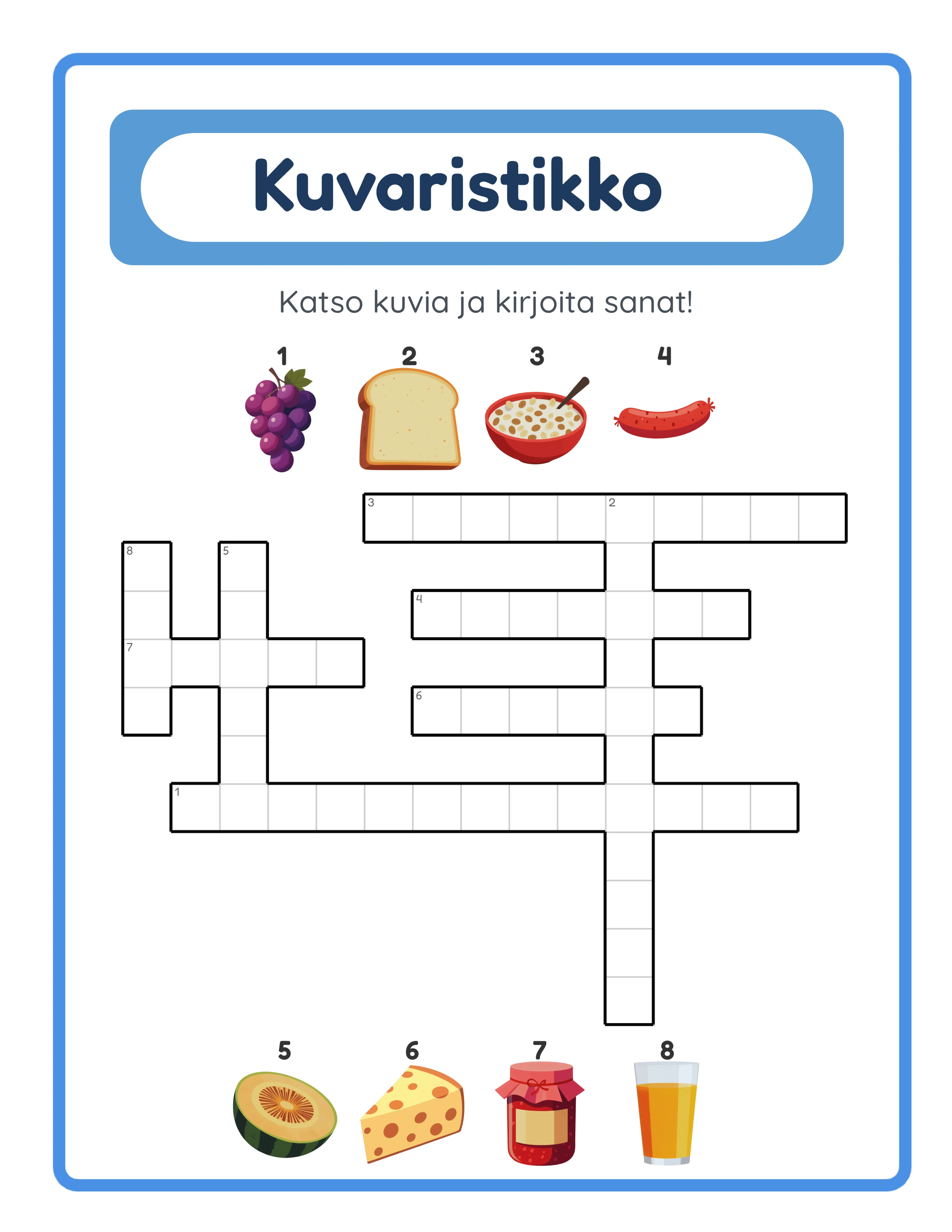 Picture crossword — advanced challenge