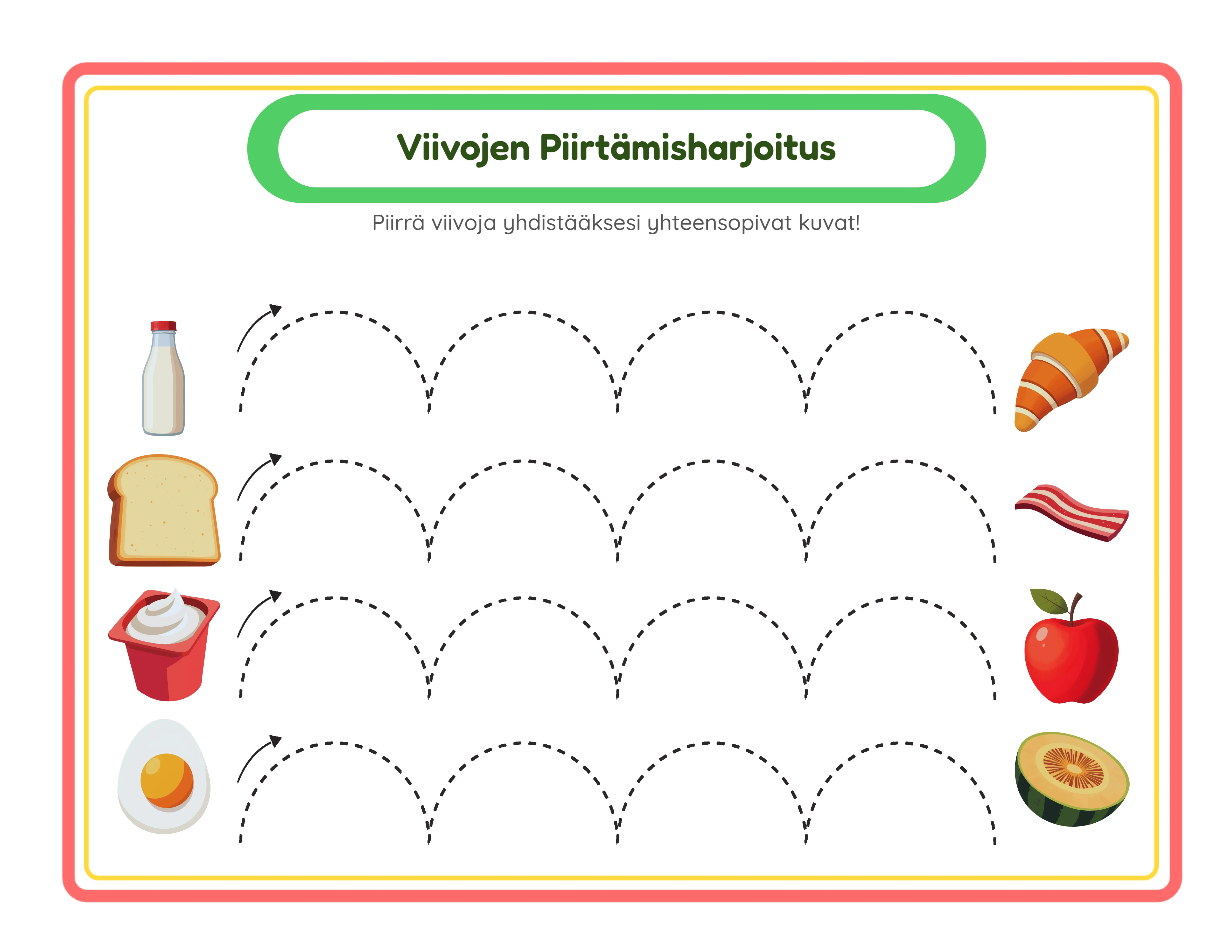 Drawing lines — vertical line practice