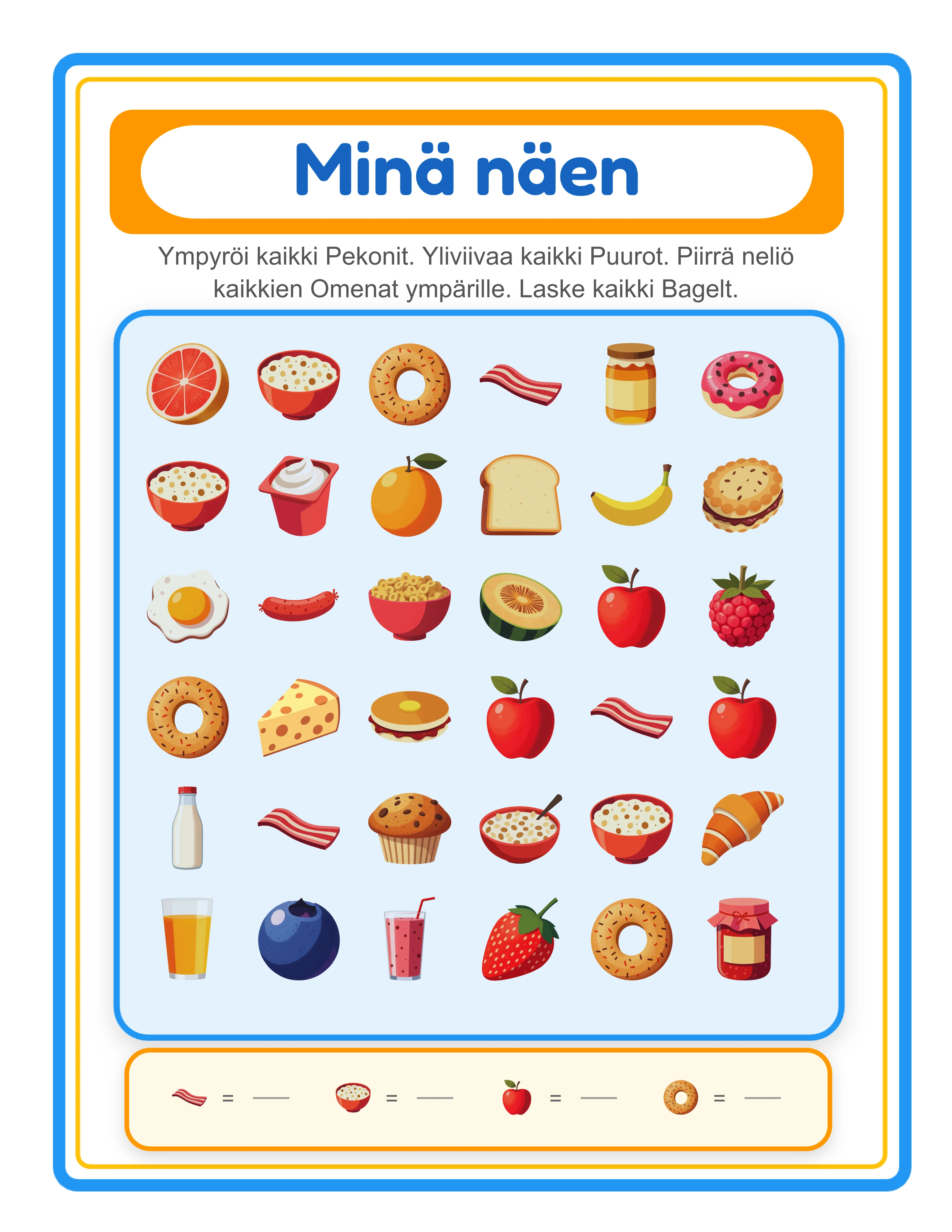 I Spy — themed search and count