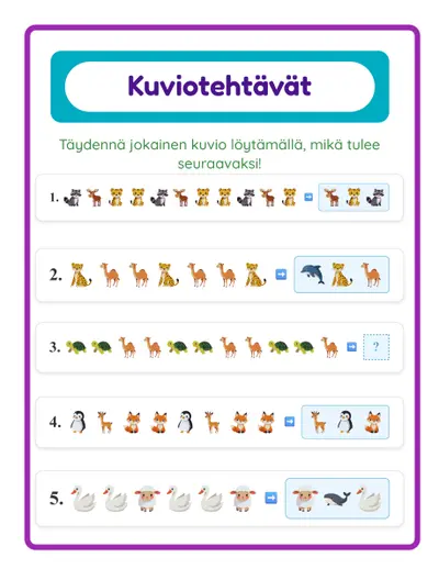 Kuviotehtävät