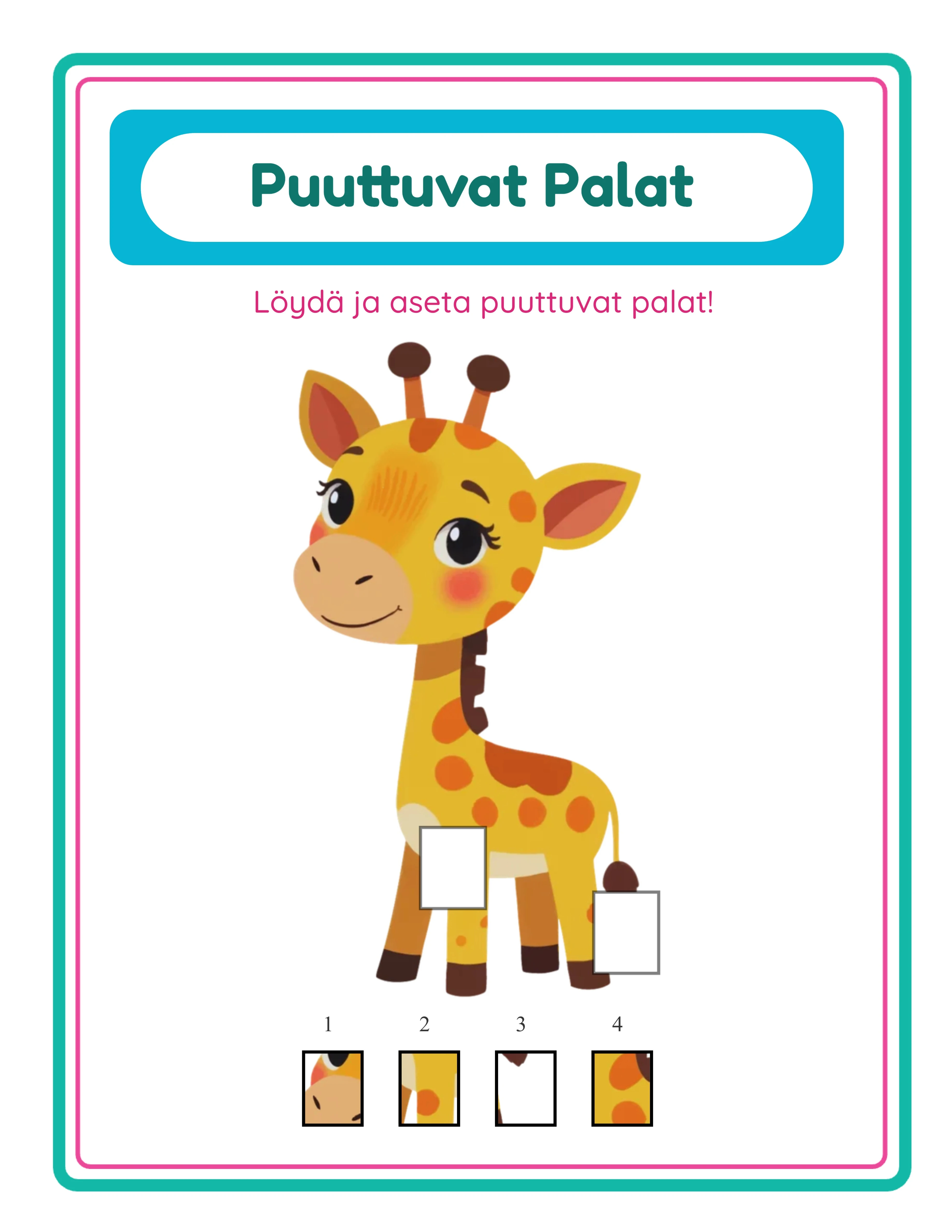 Featured missing pieces — engaging visual puzzle