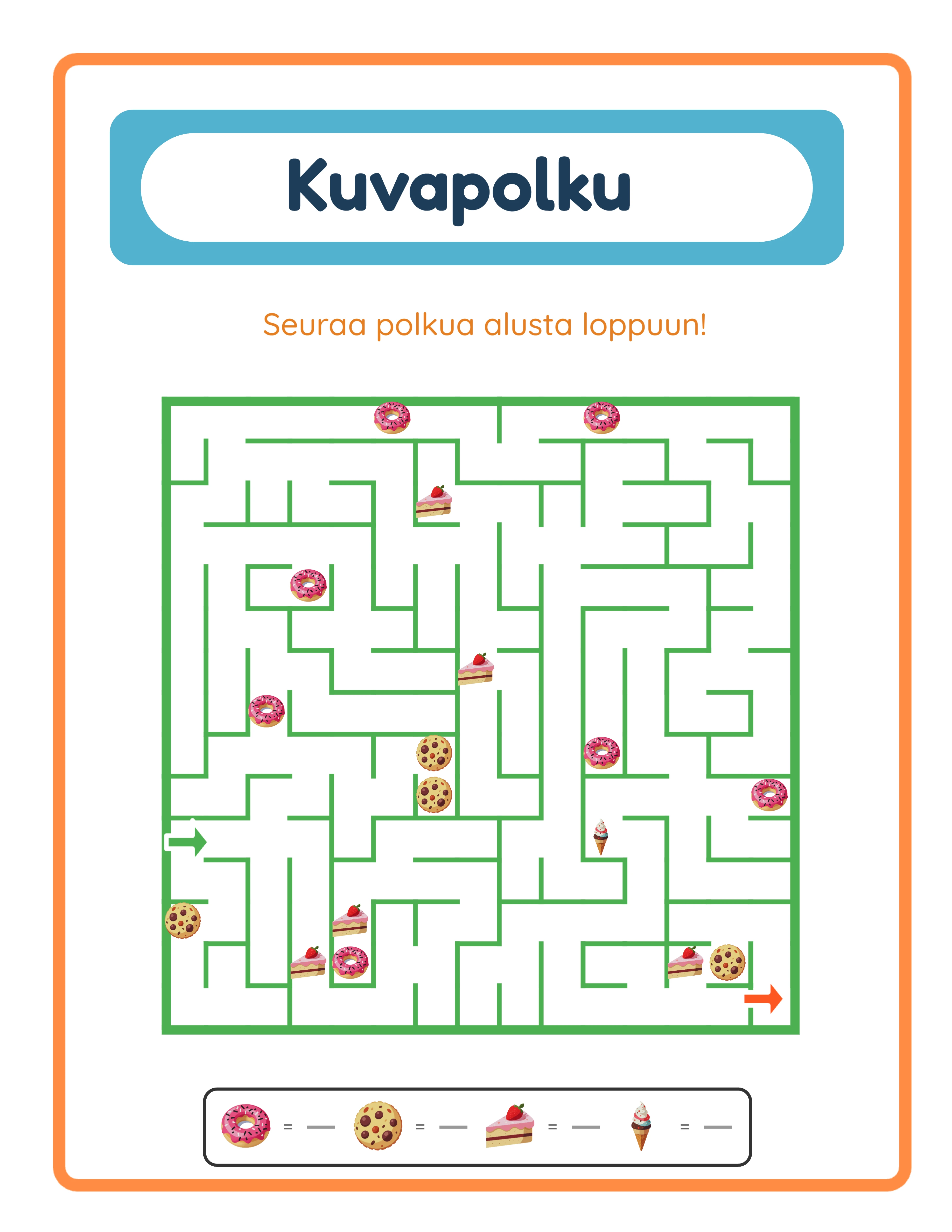 Picture pathway — advanced challenge