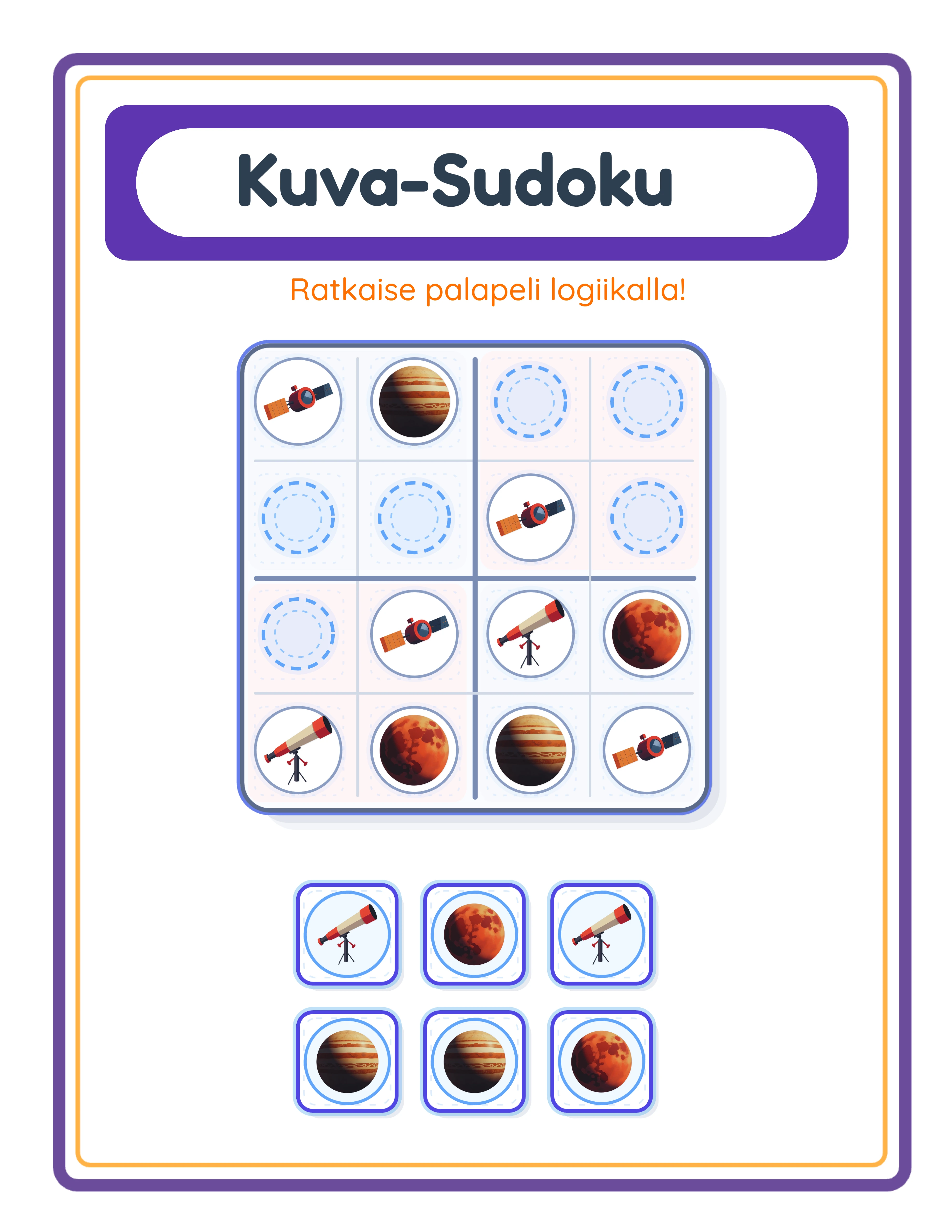 Esitelty sudoku tyolehti