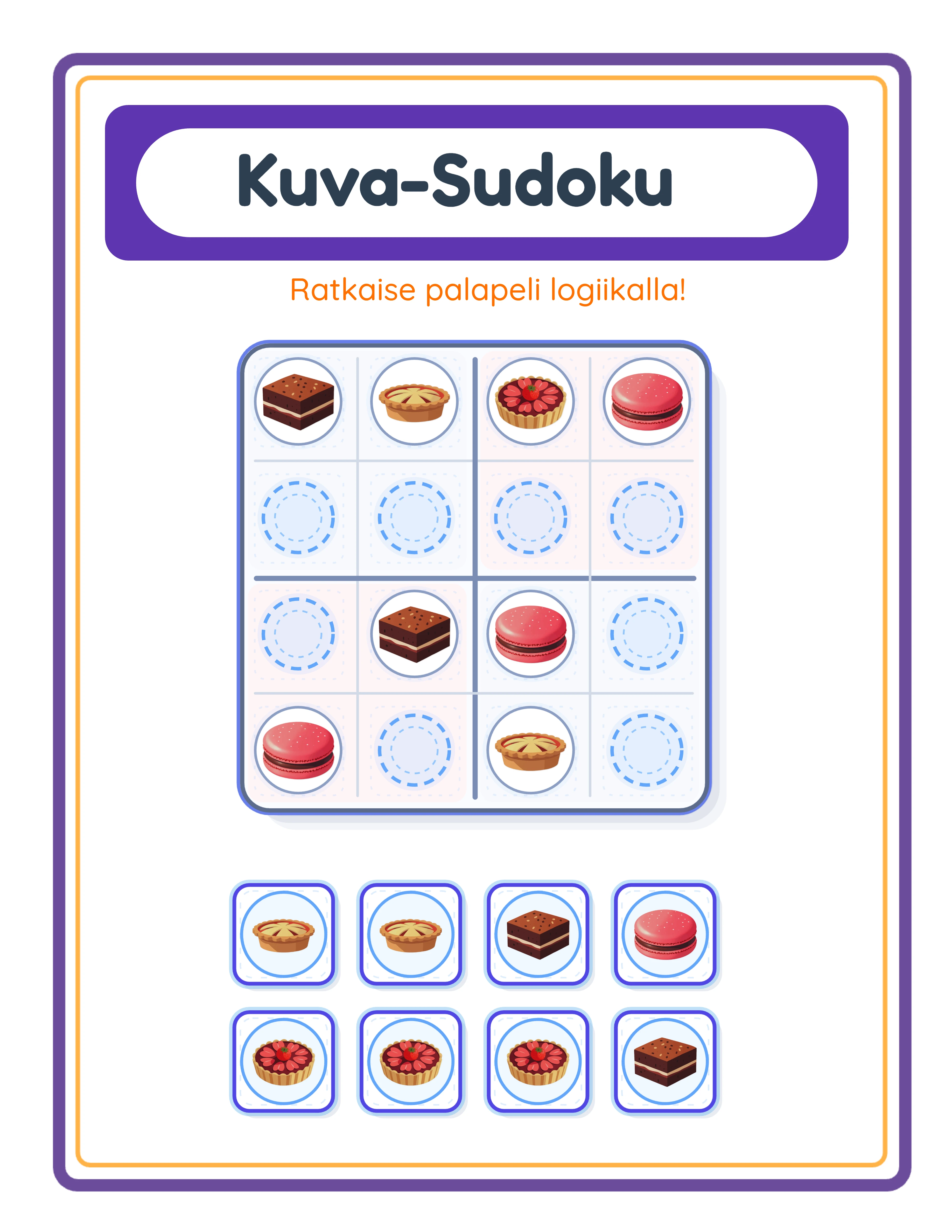 Logiikkapalapeli — Ammattimainen tyolehti