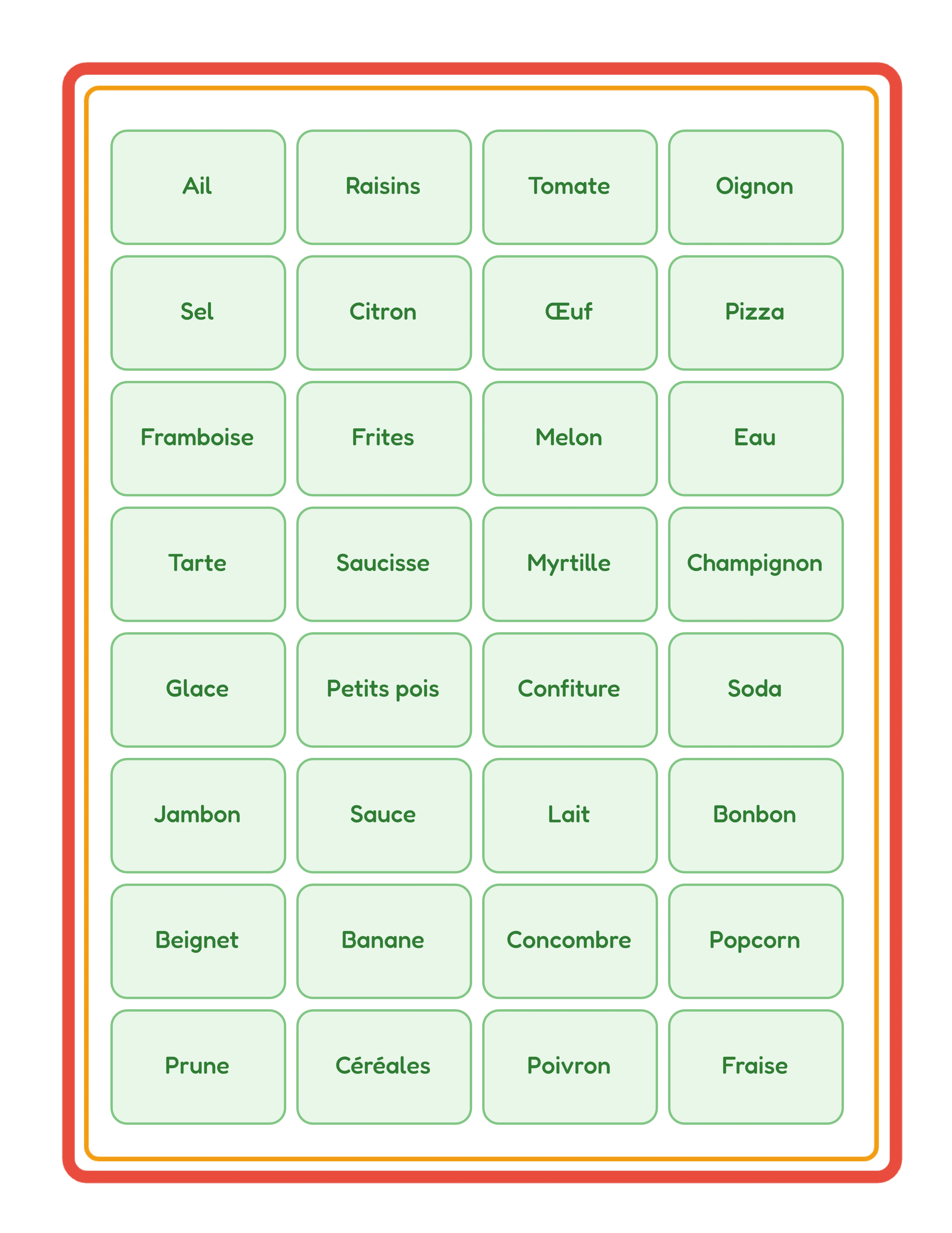 Fiche d'appel — Fiche professionnelle