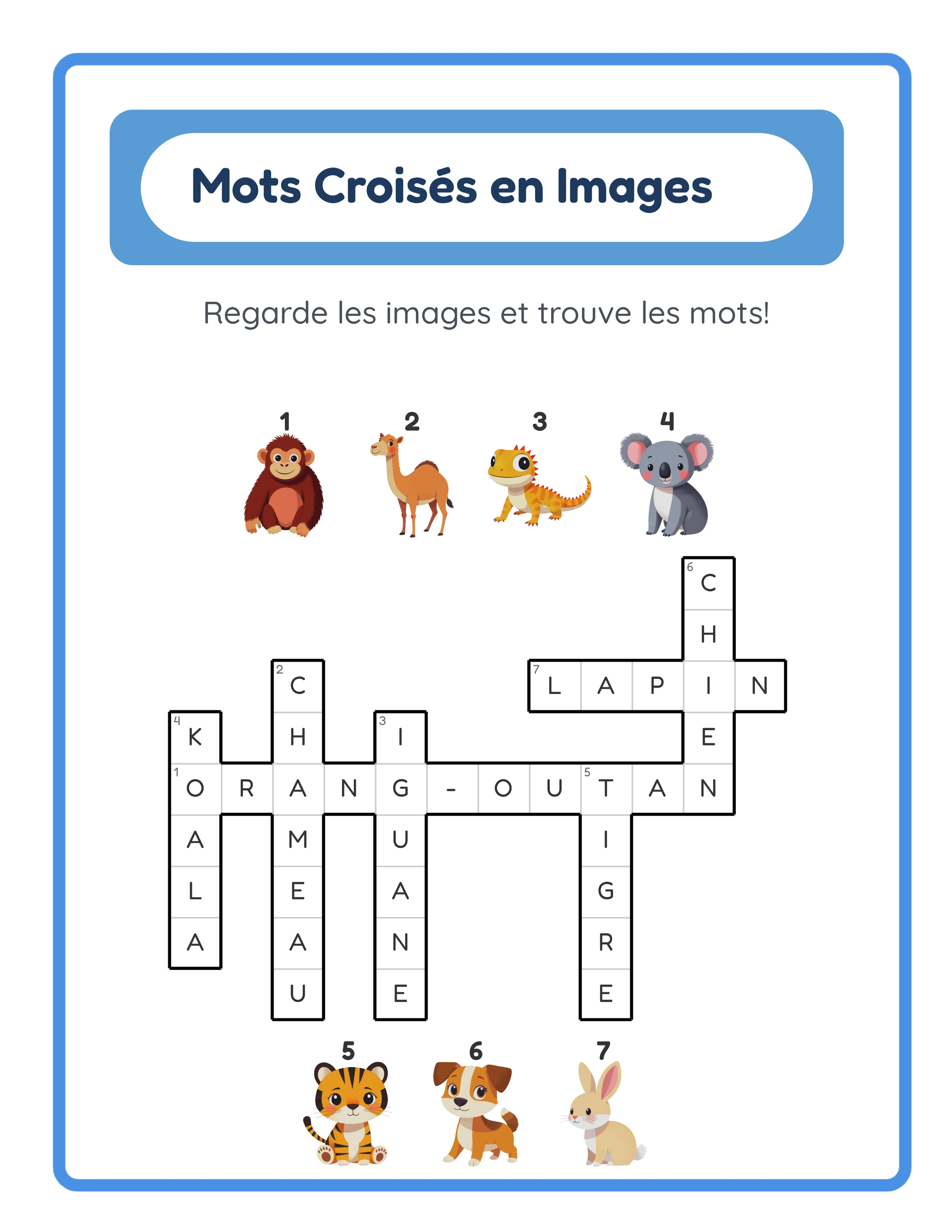 Corrigé du puzzle de mots croisés avec toutes les lettres correctes remplies dans la grille 15×15