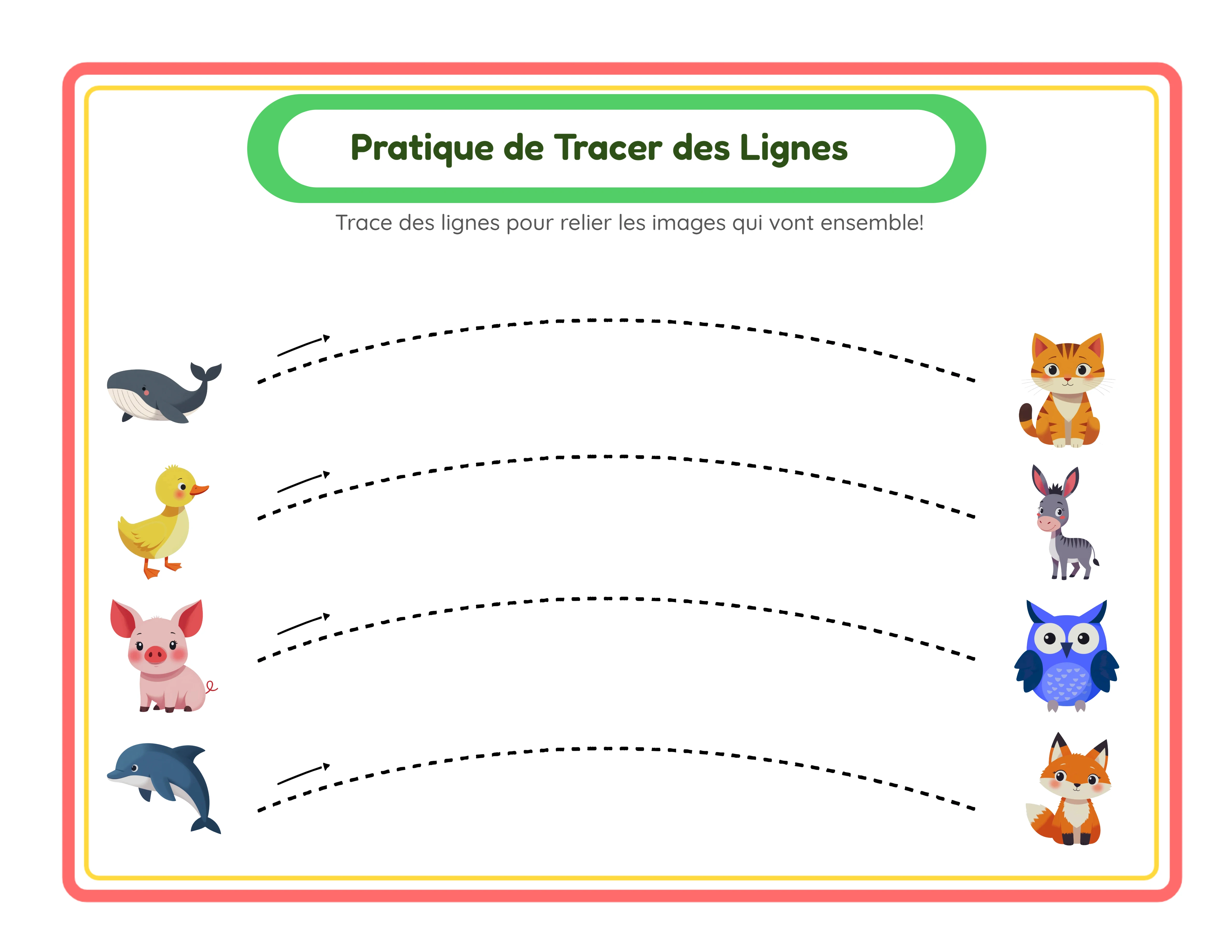 Tracer et pratiquer les lignes — Fiche en vedette