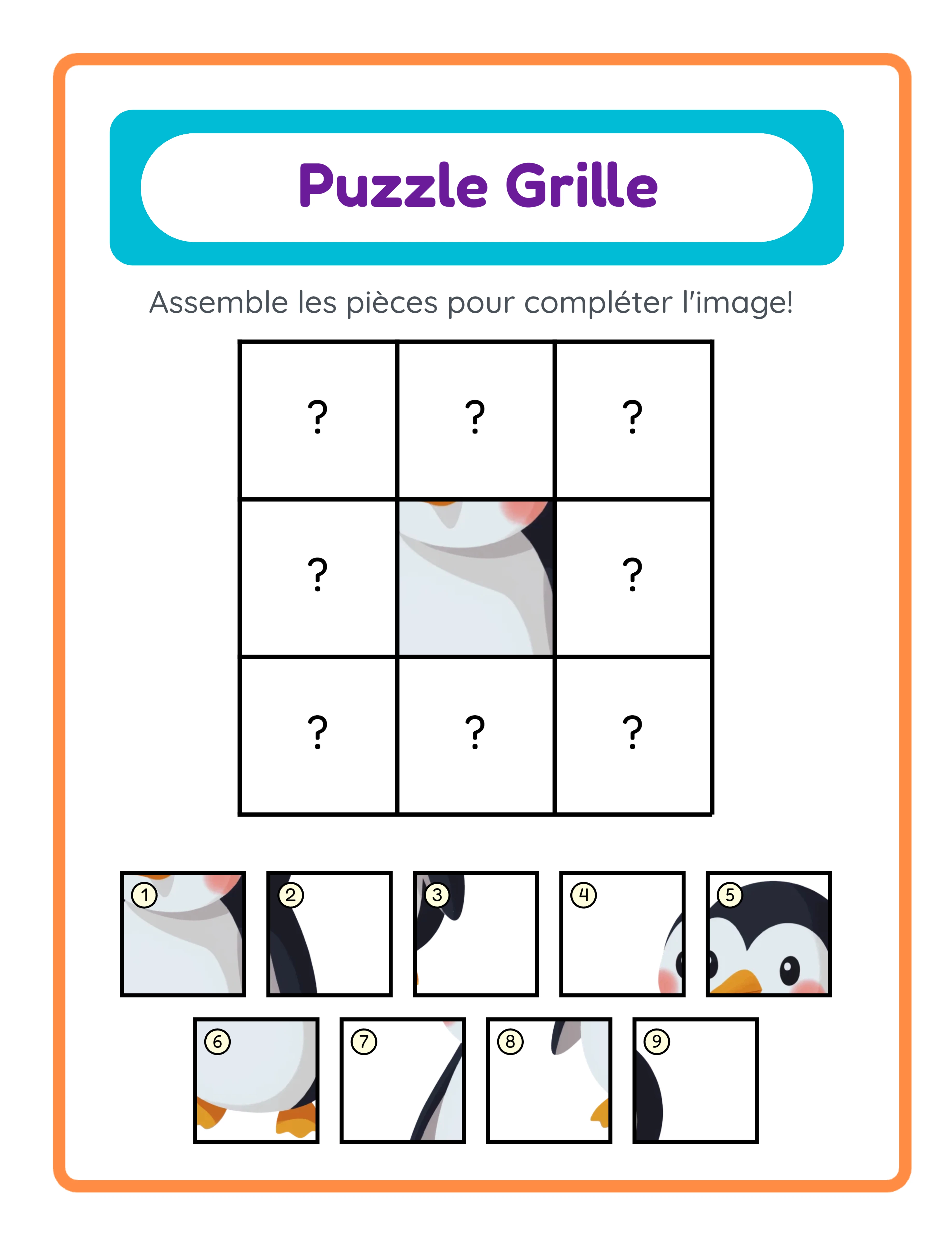 Puzzles d'association en grille — Fiche en vedette
