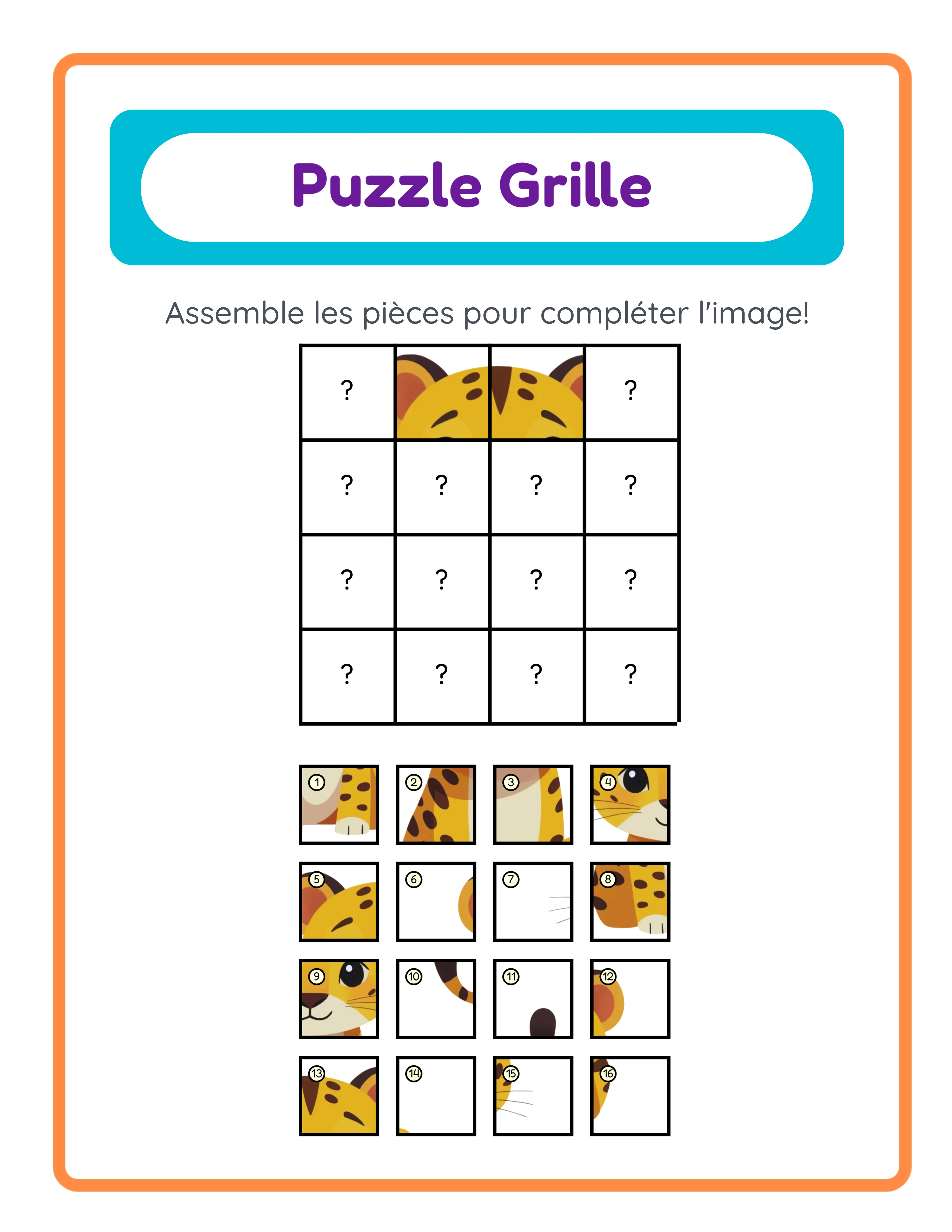 Fiche de grille professionnelle