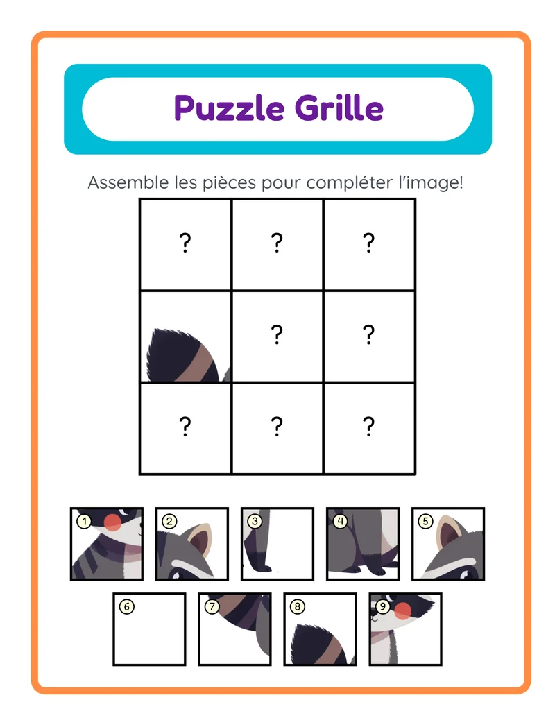 Puzzle Grille