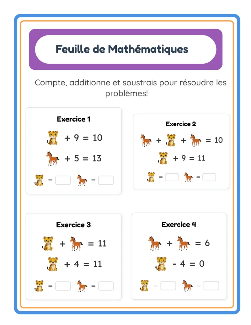 Feuilles de Mathématiques