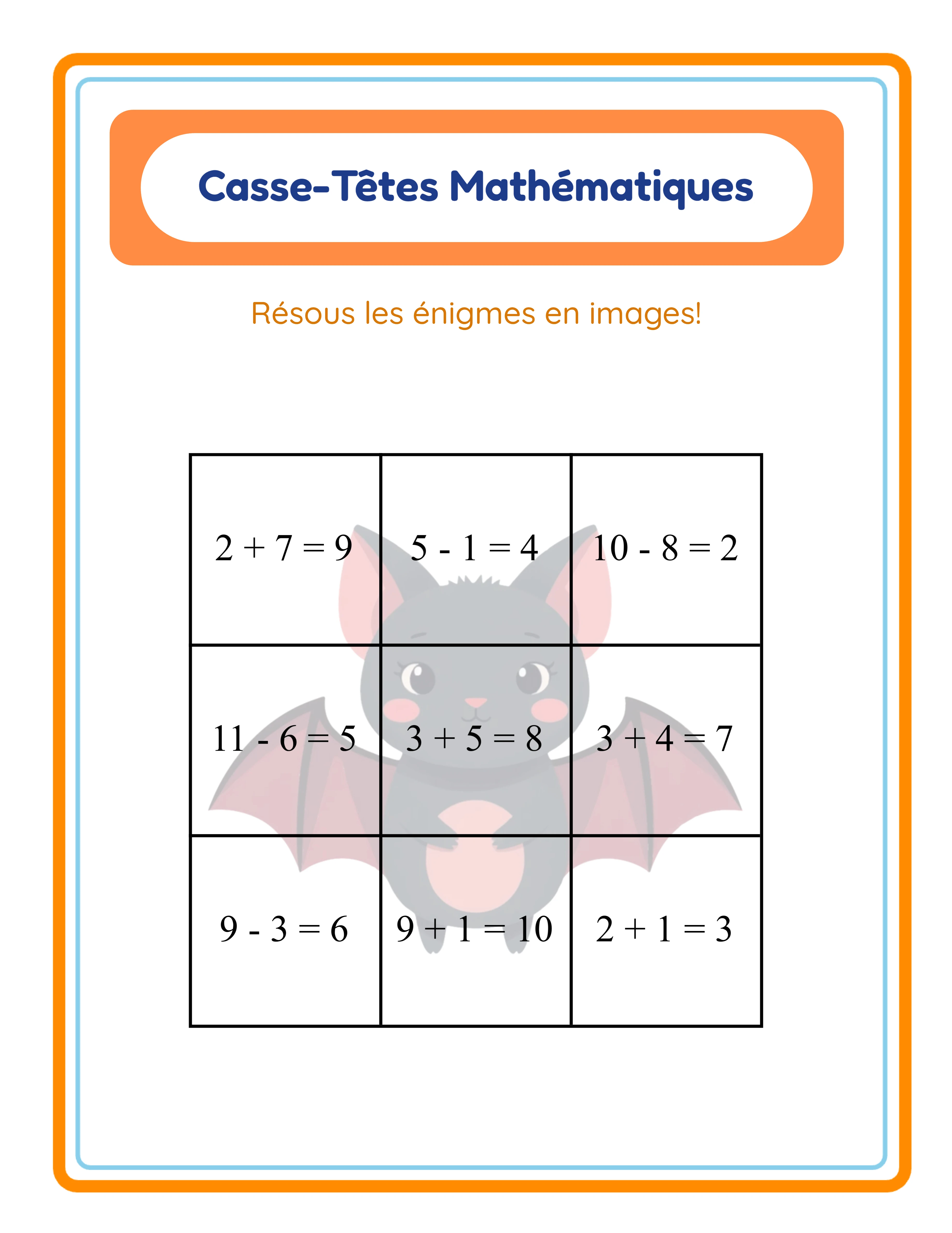 Puzzles d'images par le calcul — Fiche en vedette