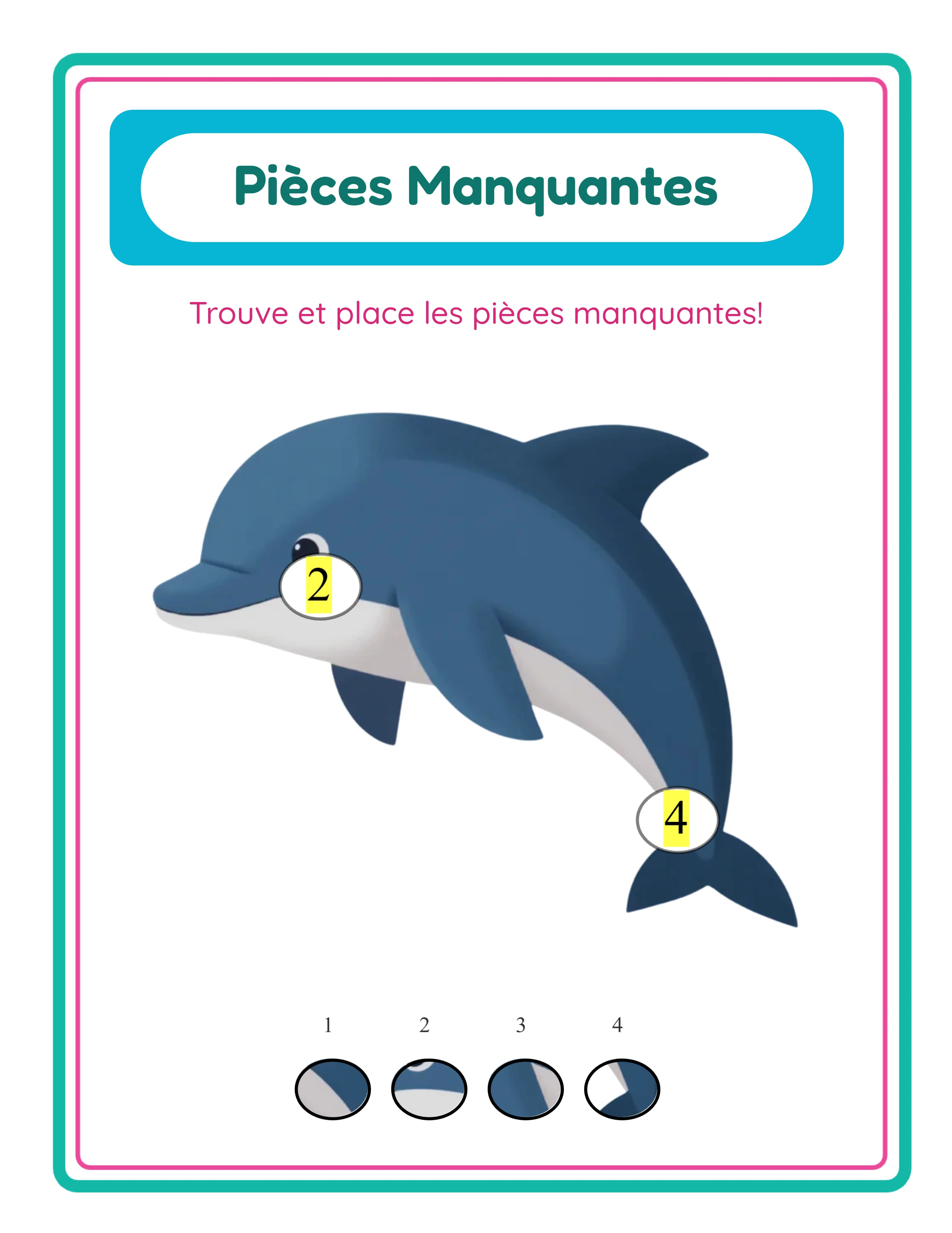 Pièces manquantes — puzzle thématique